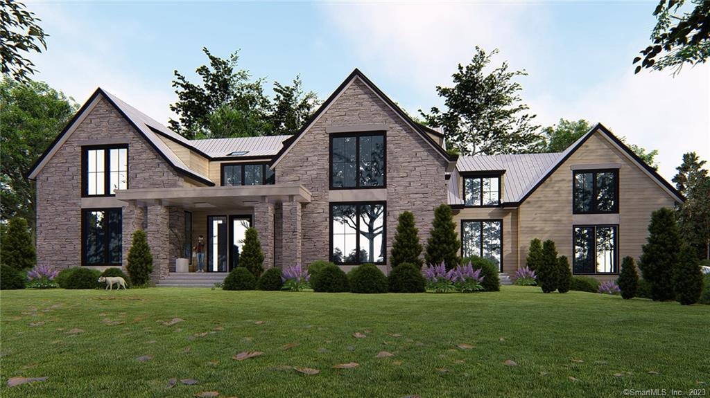 From the aesthetic of noted architect Judith Larson and the Master craftsmanship of Redcoat Homes comes another modern statement of state-of-the-art technology and luxurious comfort. A two story entry, welcomes you to this new construction where quality and high end finishes are showcased by the abundance of sunlight streaming through oversized windows. Formal and informal spaces are enriched with custom millwork including white oak flooring throughout this 7500 plus square foot, 6 bedroom 6.5 bath home. The enormous great room features a spectacular kitchen that will fulfill all of your culinary dreams; equipped with custom cabinetry, high end appliances, solid stone counters, and huge island with breakfast seating. The dining and family room with fireplace and beamed ceiling always welcomes family and guests. French doors bring the outdoors in and leads you to the lovely grounds with a salt water pool. Six bedrooms includes a sumptuous primary suite with his and hers dressing rooms and marble bath with walk in shower and free standing soaking tub. The finished lower level completes the picture with a huge recreation room, a gym and an ensuite bedroom. A highly coveted cul de sac in the prime Long Lots area is the location of this perfectly sited, unbeatable Westport masterpiece