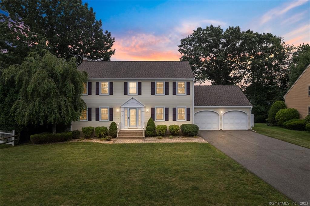 PHOTOS TO COME 8/5. Discover the perfect blend of comfort and elegance in this 4-bedroom, 2.5-bathroom colonial located in Wethersfield, CT. Peruse the property this Sunday from 10:30am-12pm and seize the opportunity to move in before the September neighborhood block party! Situated in the highly sought-after LaCova builds neighborhood, this home boasts a generous 2,220 square feet, with multiple living spaces to suit your lifestyle. Step into the backyard oasis featuring an in-ground heated vinyl pool, surrounded by a fenced yard that includes separate areas for dogs or gardening enthusiasts. Indoors, enjoy the convenience of dual cooling systems, ensuring optimal comfort on both floors, all powered by central air. The master suite is a true retreat with three closets and a full bathroom, while three additional spacious bedrooms provide ample accommodation. Entertain with style on the ipe deck, a lifetime material that is rot-proof, complemented by two outdoor awnings. A Kloter Farms shed offers extra storage. Nearby, relish the charm of Old Wethersfield, offering a variety of amenities like the Coffee Roasters Shop, multiple spas, restaurants, and abundant outdoor dining. Experience year-round entertainment and community engagement in this vibrant neighborhood. Nestled in a tranquil, safe, and private enclave, this home presents the chance to enjoy quiet living with modern conveniences. Don't miss out—schedule your viewing today!