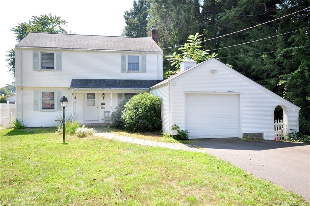 Beautiful 3 Bedroom 1.5 Bathroom Colonial awaiting your personal touches. This home features a large living room with gleaming hardwood flooring and fireplace. Living room leads to kitchen that offers newer appliances and lots of cabinetry. Dining room has lots of light and beautiful chandelier. Upper level of the home has 3 well sized bedroom with ample closet space. Exterior of the home has large yard and patio making this home great for entertaining. 1 Car garage. Home is conveniently located near area dining, shops and entertaining! Come out and view this home today!