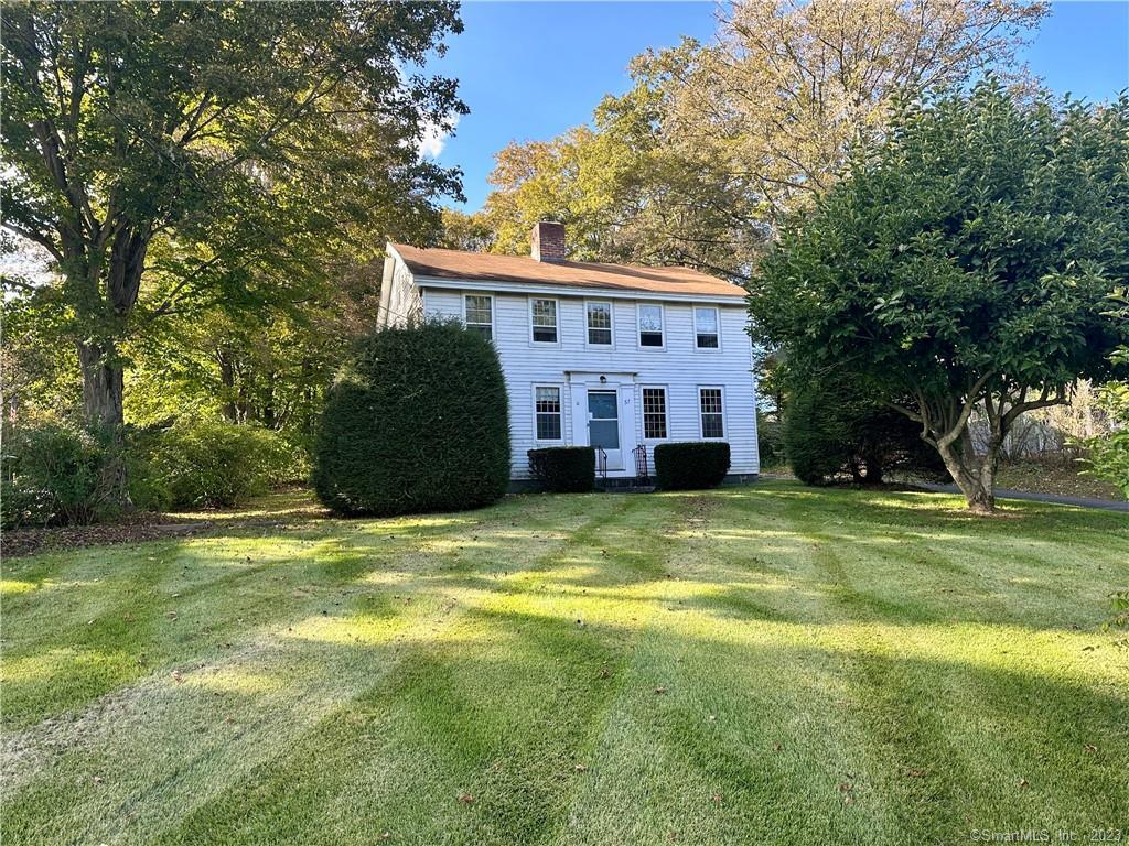 This circa 1769 Main Street North home is located on beautiful main street Woodbury and includes a barn with attached shed and a private level lawn. It is in the historic district which has 5 churches within one mile on the same side of the road and all access through the town. The sidewalk takes you to antique shops, art gallery, drug store, grocery store, library, grammar and middle schools, activity building, community theater, the Glebe House, veteran's park, the gazebo on the town green and easy access to the tower overlooking the town! Enjoy the LeRoy Anderson museum and the concerts in the town park and churches. Best of all are the terrific renown restaurants and coffee shops. This home has been in the same family for many many years and it includes beautiful wide board floors, 3 bedrooms, large living room with fireplace and a small family room that was once used as a commercial kitchen. The barn has a back shed that holds your car and the barn itself is two story. The New York Times in the Sunday Living In section referred to Woodbury as Peace, Quaint Beauty and a Sense of History, the Reader's Digest called it the best small town in Connecticut and The Connecticut Magazine just featured beautiful historic Woodbury. Located only 1 1/2 hrs to NYC and 1/2 hr to the train. I-84 is just 10 minutes away and hospitals, doctors, gyms, golf, hiking trails and playgrounds are close. This home needs much updating but sits near beautiful homes.