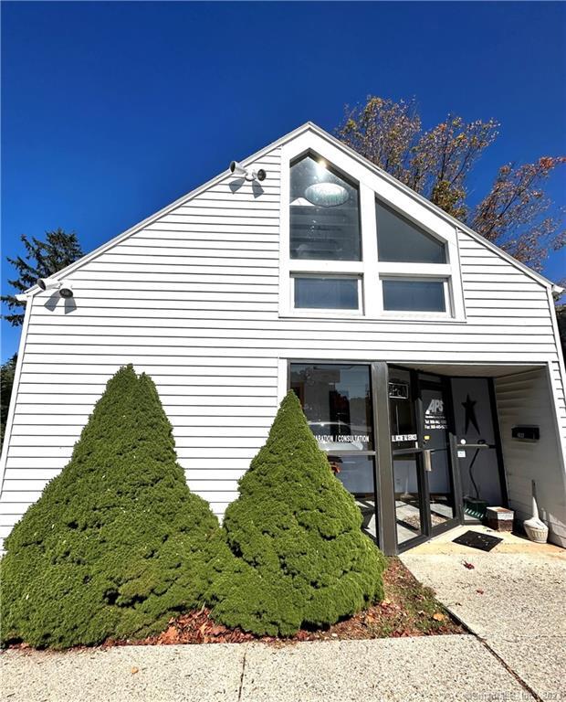 For Sale well-maintained, two-story office building on highly visible Long Hill Road. Total square footage is 1, 526sf; the 2, 700sf on street card is incorrect. Two bathrooms. Oil heat. Well + septic. 0.35 acres with 120' road frontage. The parking lot has 14 spaces. Public Water/Sewer; Zone CN-Commercial. $275, 000. Property being sold AS-IS.