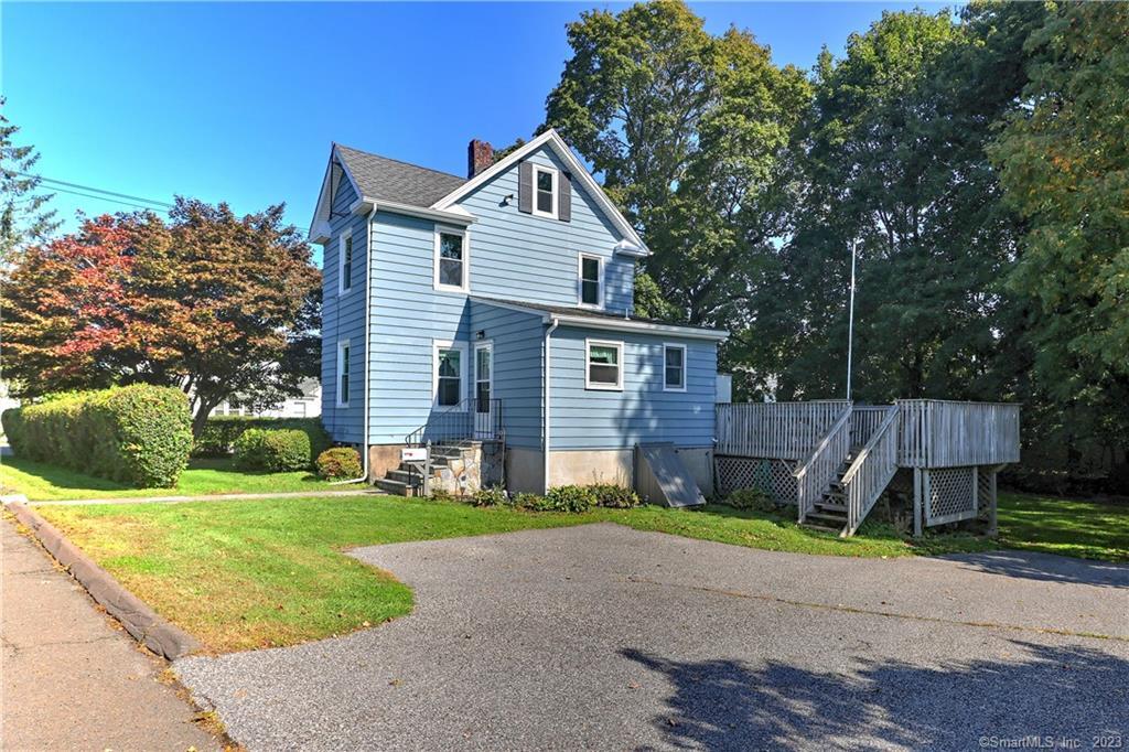 Take notice of this Antique Colonial in Danbury!! This 3 bedroom, 1.5 bath home has brand new windows, a newer roof, and gutters. All mechanicals are in great working order!!!! Looking to live in a great neighborhood in a fantastic location, look no further, Endless possibilities!!  Located on a corner lot with a large back deck and an enclosed front porch. Don't miss out on seeing this Amazing home!