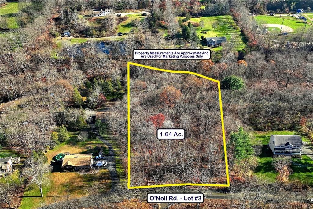 Your next home awaits in Oxford. Build on this 1.64 acre lot bordered in the rear by Eight Mile Brook. This lot is located in close proximity to Route 188 allowing easy access to Route 8, Route 34, or Route 84. Located within 3.5 miles of the public schools, town library, town playground & tennis courts. Septic and well required. Flood insurance may be required. Buyer to confirm. Experience Oxford: Jackson Cove featuring a sandy beach, playground, pavilion & boat launch; Quarry Walk featuring shopping, dining, medical offices, walking paths; Lily Park playground; Ryan's Court tennis courts; and hiking trails. Lot is located between 75 and 91 Oneil Road (Also noted as MBL: 13-53-G-3, and Lot No. 3 Map of High Meadow, Oxford, Conn Vol 5 Pg 37 Oxford Town Clerk's Office).