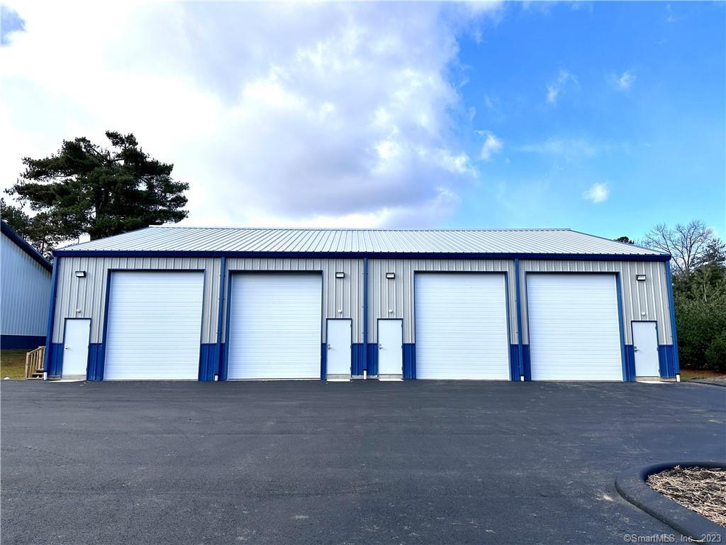 Brand new, never occupied. Each space is '20x60' with 12'x14' overheard door. High end features include full spray foam insulation, industrial heaters, 100amp 3 phase 120/208v Electrical services. 2 parking spaces per space. NO CAM CHARGE. These bays are ideal for contractors, machine shops, warehouse space, collectors, or hobbyists. Each bay is allotted 2 additional parking spots. Tenants only responsible for electric. Water and sewer, plowing, maintenance all supplied by landlord. Negotiable terms but landlord is interested in 2-5year term. Northgate Dr. is an industrial zoned cul-de-sac, Close proximity to BDL, RT.75 and I-91.