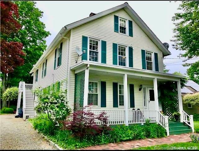 This Cute Colonial was renovated in 2008, It is currently rented as a two family for live rent ability, But Easily convertible back into a single family! Current setup is 2, 2br apts. currently rented for a total of 4500/mo. with a current market rent of 6500/mo. Could be delivered vacant by August 24' or sold with current tenants in place. Great opportunity for someone to own a home and rent upstairs, making it an extremely affordable option to live in westport. Beautiful backyard with brick patio and grape covered pergola, also large storage shed. Please dont hestitate to call me or text with any questions.