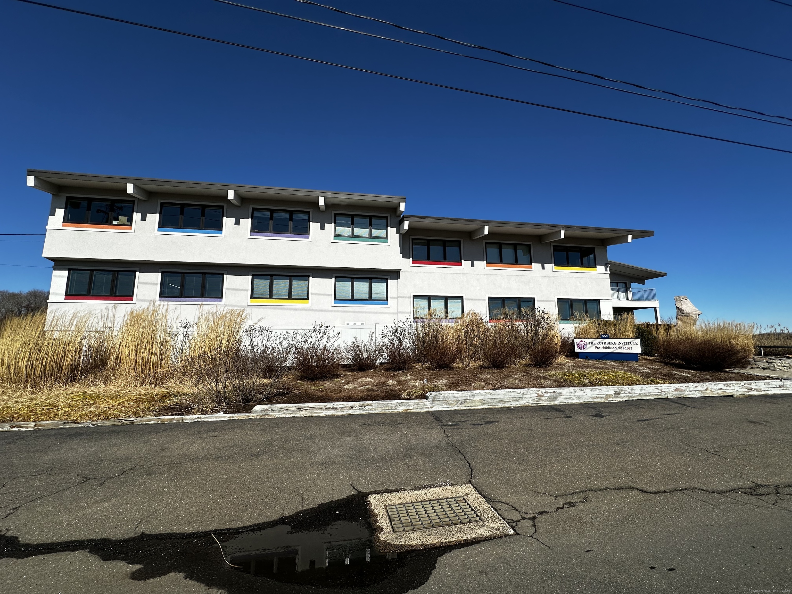 Waterfront- very unique opportunity to acquire a premier Waterfront office Building Directly on Long Island Sound in the heart of Guilford. with over 180-degree water views offers Enormous opportunities for a wide variety of possible uses. Currently operating as offices / research. Ideal location for Corporate Headquarters, Marine Study School, Marine sales and repairs, Church or Residential Condominiums or Water dependent use. Convenient to train, Yale, Bradley International Airport. 75 Miles NYC. May be sold with 506 Whitfield MLS #24000296 & 485 Whitfield street MLS #24000783 for compound or small Campus..