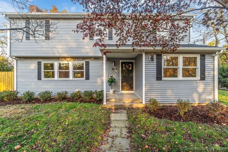 Renovated colonial with golf course views, new siding, roof, designer kitchen, central air, brand new bathrooms,4 bedrooms upstairs, new windows, hardwood floors, new doors, nothing to do, just enjoy!
