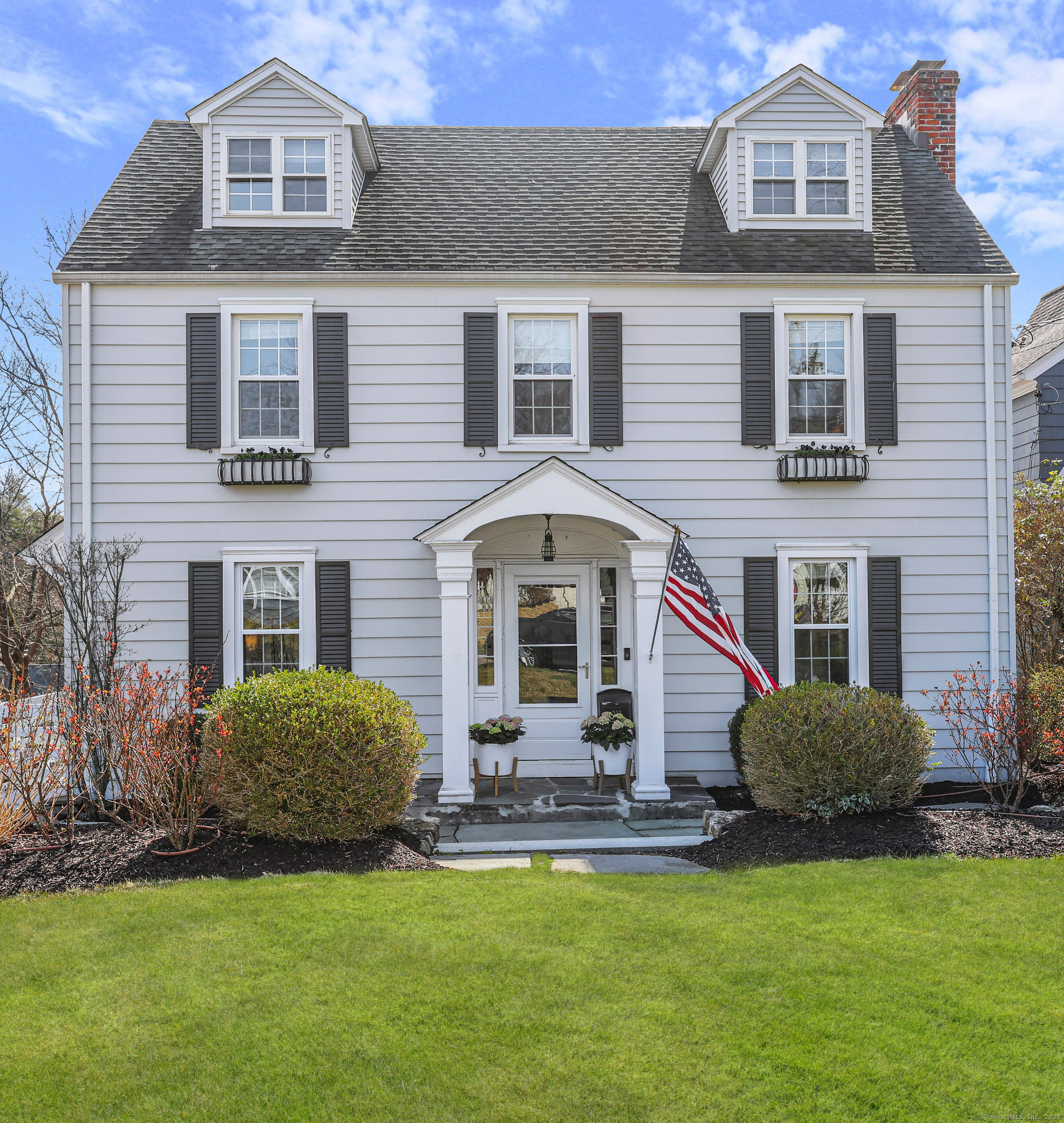 ***HIGHEST AND BEST OFFERS DUE BY 12 PM ON 4/9**** Charming 1930 Stratfield Village Colonial welcomes its lucky new homeowners! Desirable neighborhood, plenty of curb appeal, flagstone front patio, backyard deck, 2 car garage. Classic portico with front door flanked by small paneled windows. Nicely finished hardwood flooring throughout. Gracious Living Room with wood burning fireplace and built-ins opening to Dining Room (currently used as a Sitting Room). Kitchen boasts granite counters, island, new Bosch fridge and dishwasher and Kitchen opens beautifully to Dining Area with charming built-in China cabinet and access to Powder Room. Upper Level offers gracious Primary Bedroom Suite with Walk-in Closet, updated Bathroom and Laundry Area. There are 2 additional Bedrooms and Updated Hallway Bath finishing out this level. Walk-up Attic has many possibilities--Home Office, Bedroom, Playroom. Home contains many updates: New HVAC system heats and cools WHOLE house including Basement and Attic, Tankless Hot Water Heater, newly finished Basement, new Sprinkler System. Five mins to Black Rock Tpk shopping, 7 mins to Merritt Pkwy, 10 mins to I-95. Less than 7 miles to Downtown Fairfield offering well-liked Restaurants, Shops, 2 Theatres & best of all 5 beautiful Beaches, Marina, Parks. Fairfield's Public Schools are highly rated!