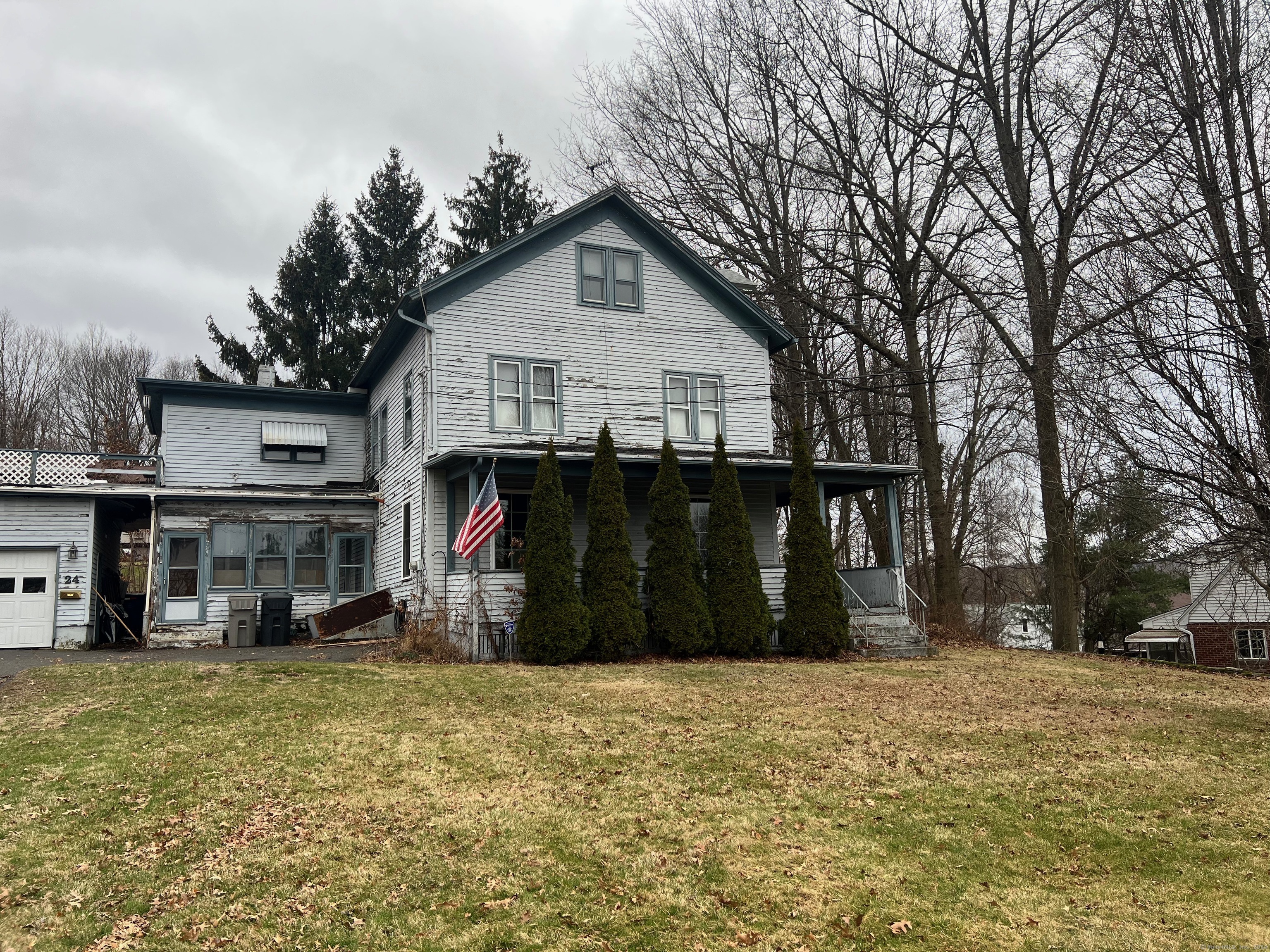 Great Large 2 car garage property in nice area of Bristol CT. House will need some work but is priced to accommodate and ready for a quick flip!