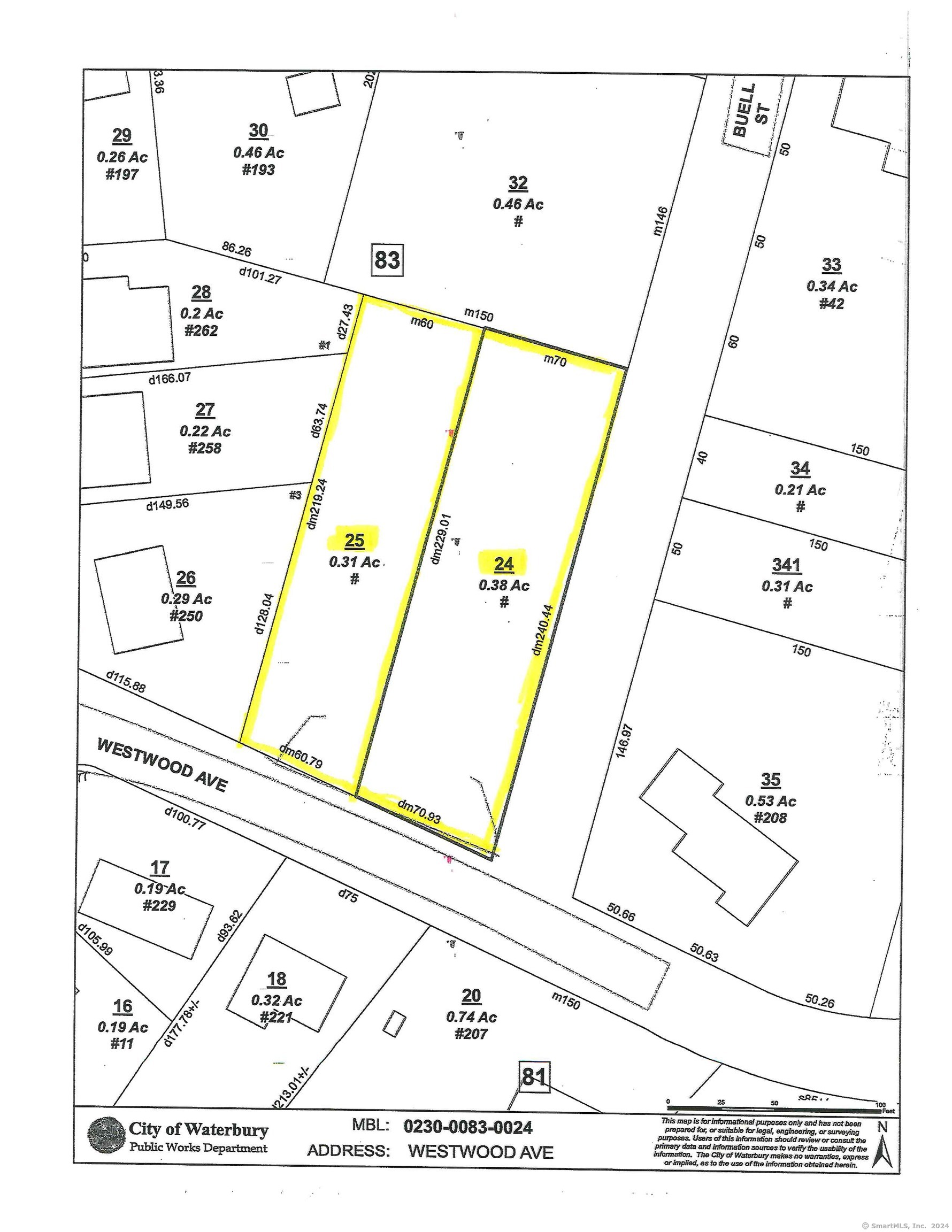 lot 24/25 Westwood Avenue, Waterbury, CT 06708