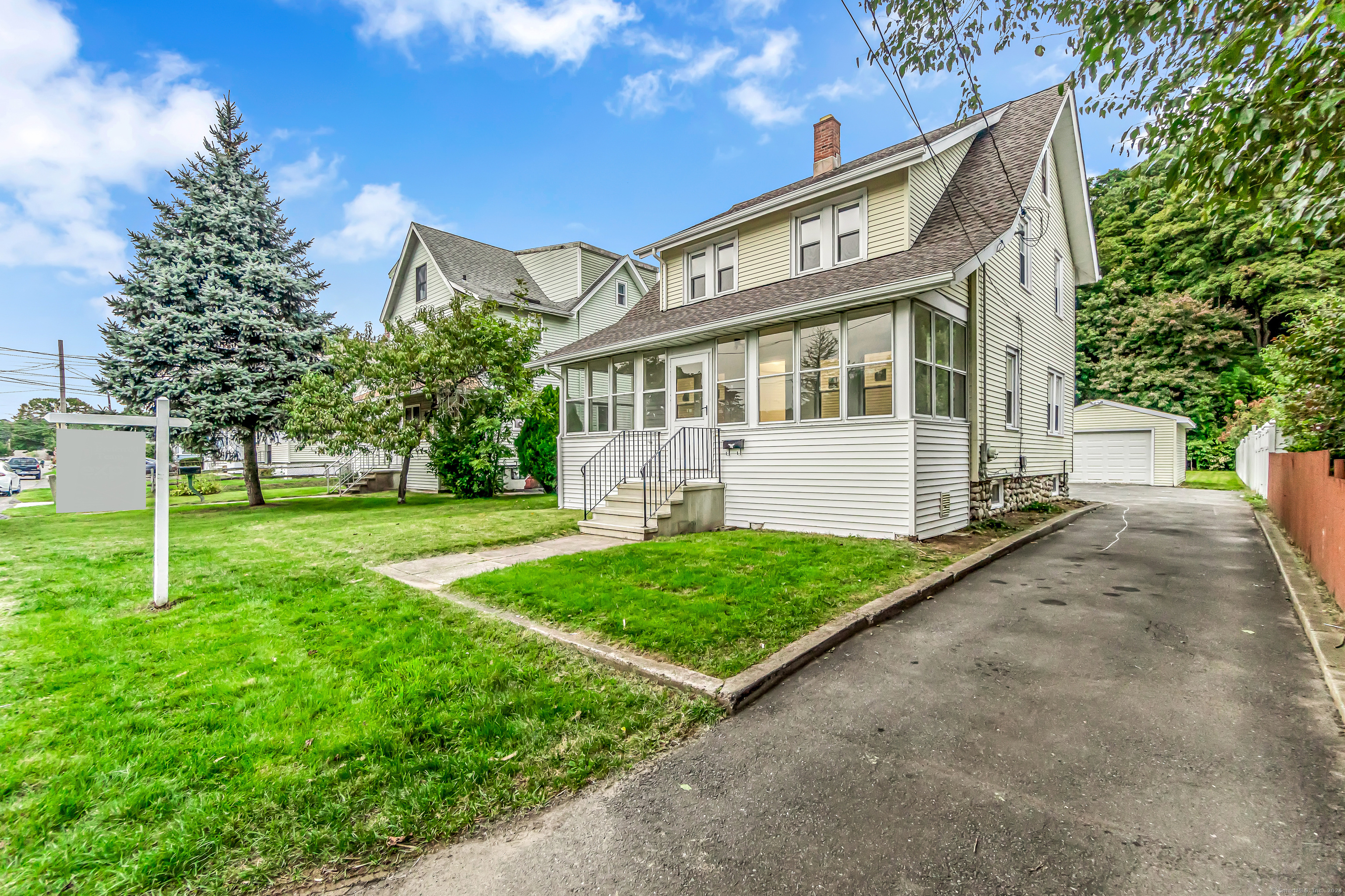 3 Bedrooms and 1.5 bath house is ready for you to move right in and make it your home. With additional storage in attic, useful space in full basement and HUGE Yard! Need a place to store your vehicle, tools or whatever? Use the detached garage as needed. Enjoy the privacy of your home and the space available. Don't let this opportunity pass you by. 3 Month's rent is required to move in which covers 1st month, last month and security deposit. Pets accepted for an additional fee.