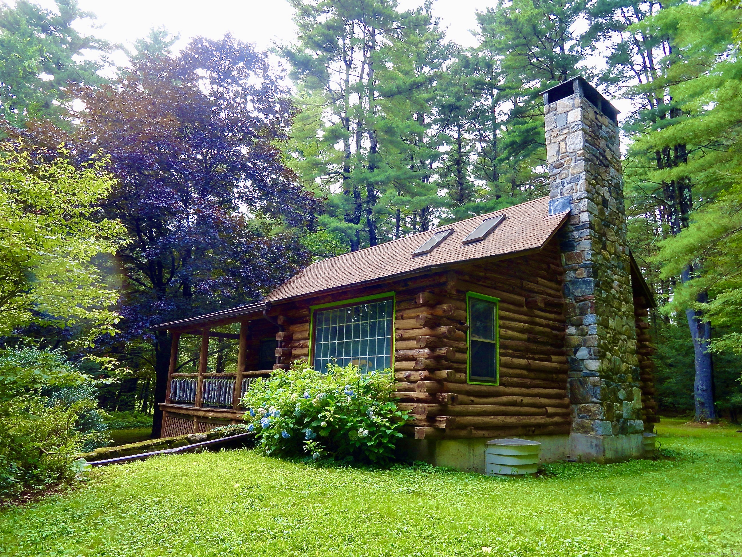 41 Millbrook Colebrook, Connecticut Log Cabin, Log Cabin properties, Log Cabin homes, 