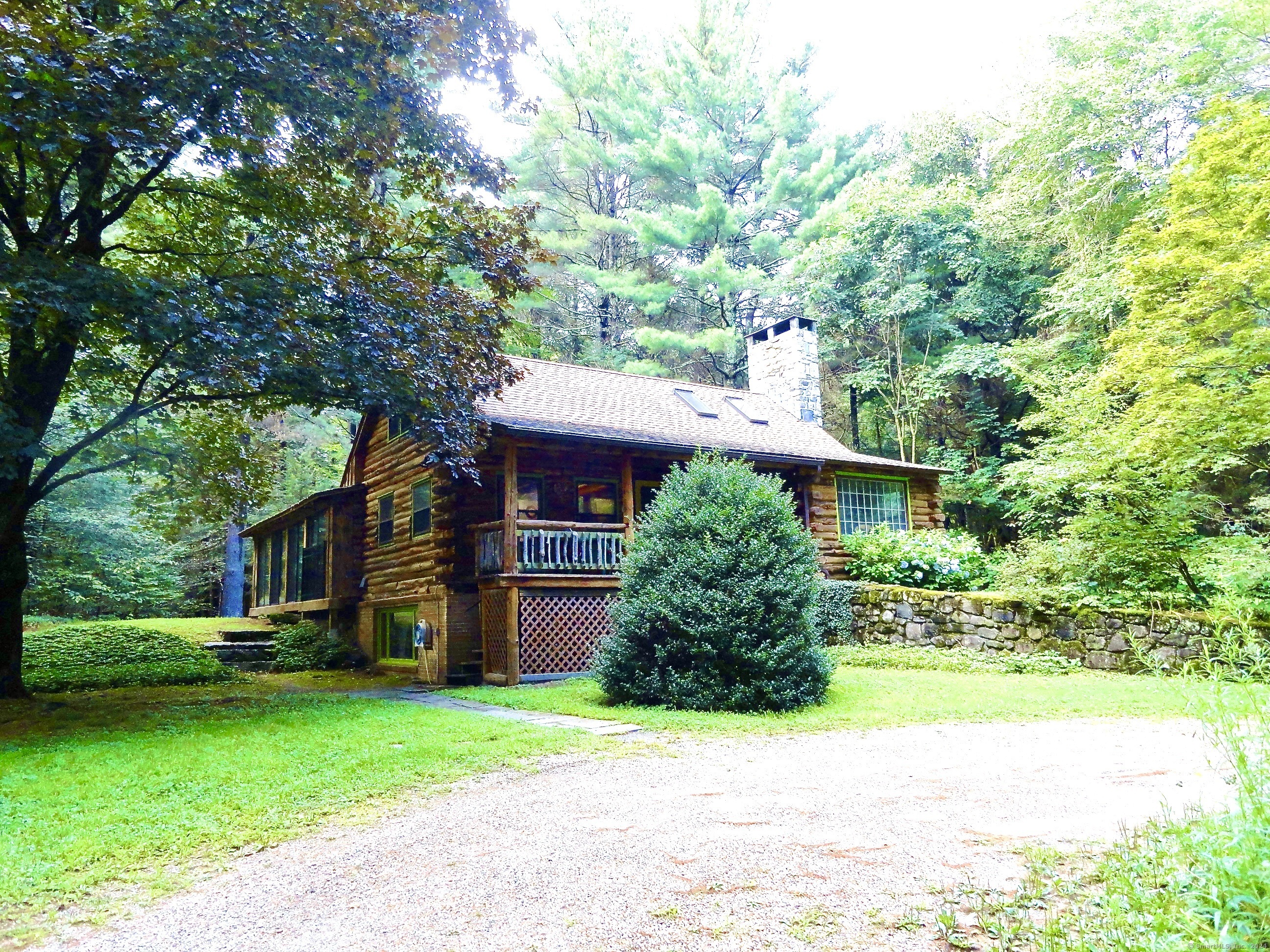 41 Millbrook Colebrook, Connecticut Log Cabin, Log Cabin properties, Log Cabin homes, 