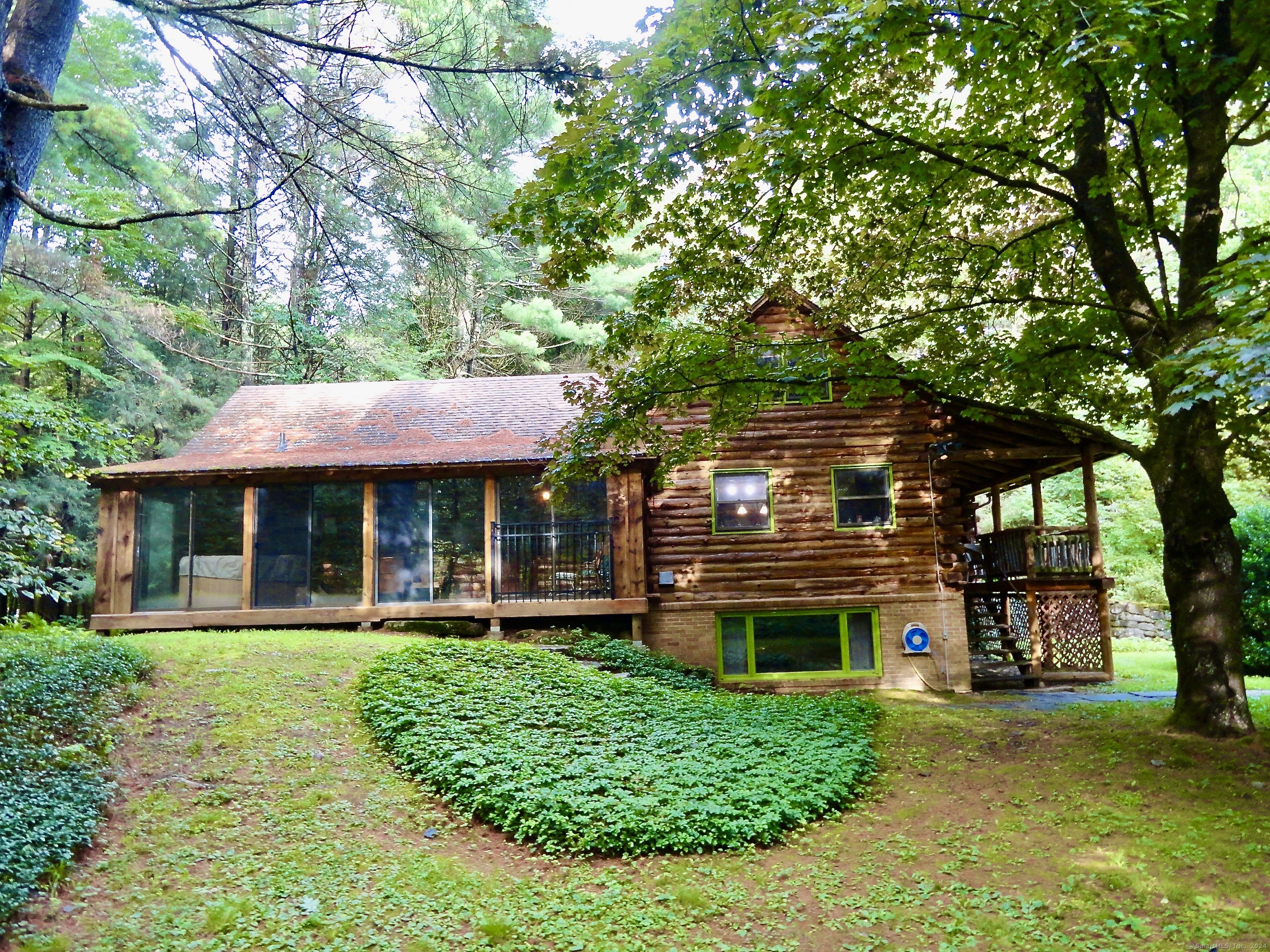 41 Millbrook Colebrook, Connecticut Log Cabin, Log Cabin properties, Log Cabin homes, 