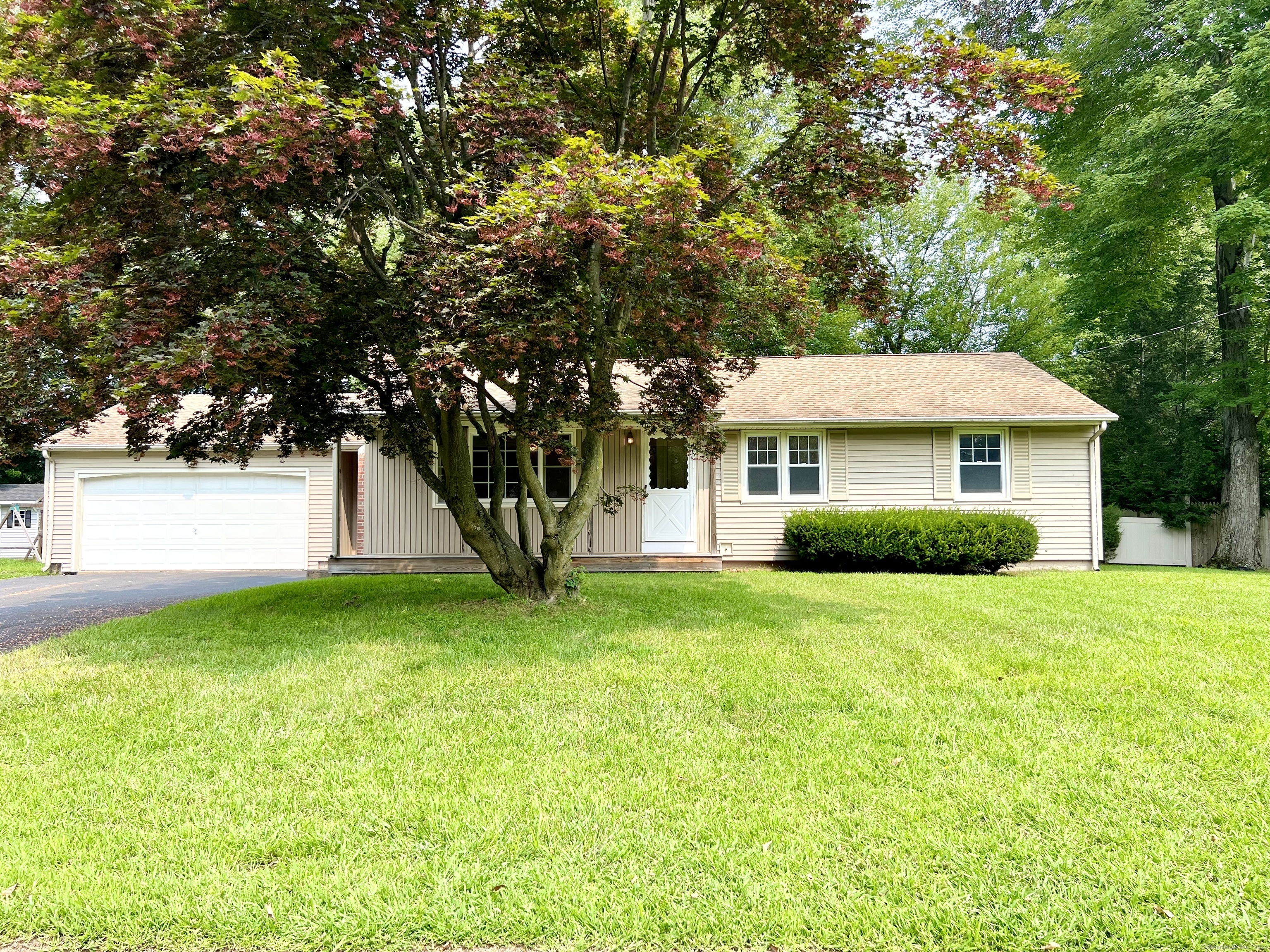 Charming 3-Bedroom Ranch Home! Get ready to fall in love with this delightful 3-bedroom, 1.5-bath ranch home, featuring an updated kitchen that is perfect for cooking enthusiasts. The spacious living room boasts beautiful hardwood flooring, a cozy fireplace, and a ceiling fan for added comfort. The primary bedroom comes with its own half bathroom and a convenient set of stackable washer/dryers, making laundry a breeze. Two additional bedrooms provide ample space, making this home ideal for all. Enjoy your mornings and evenings in the inviting sunroom, complete with a ceiling fan, overlooking a generous .35-acre fully fenced yard that is perfect for all your entertaining. Additionally, the unfinished heated lower level offers endless possibilities for customization. Don't miss this opportunity to make this charming ranch your own! Seller has requested highest and best by Sunday at 10am.