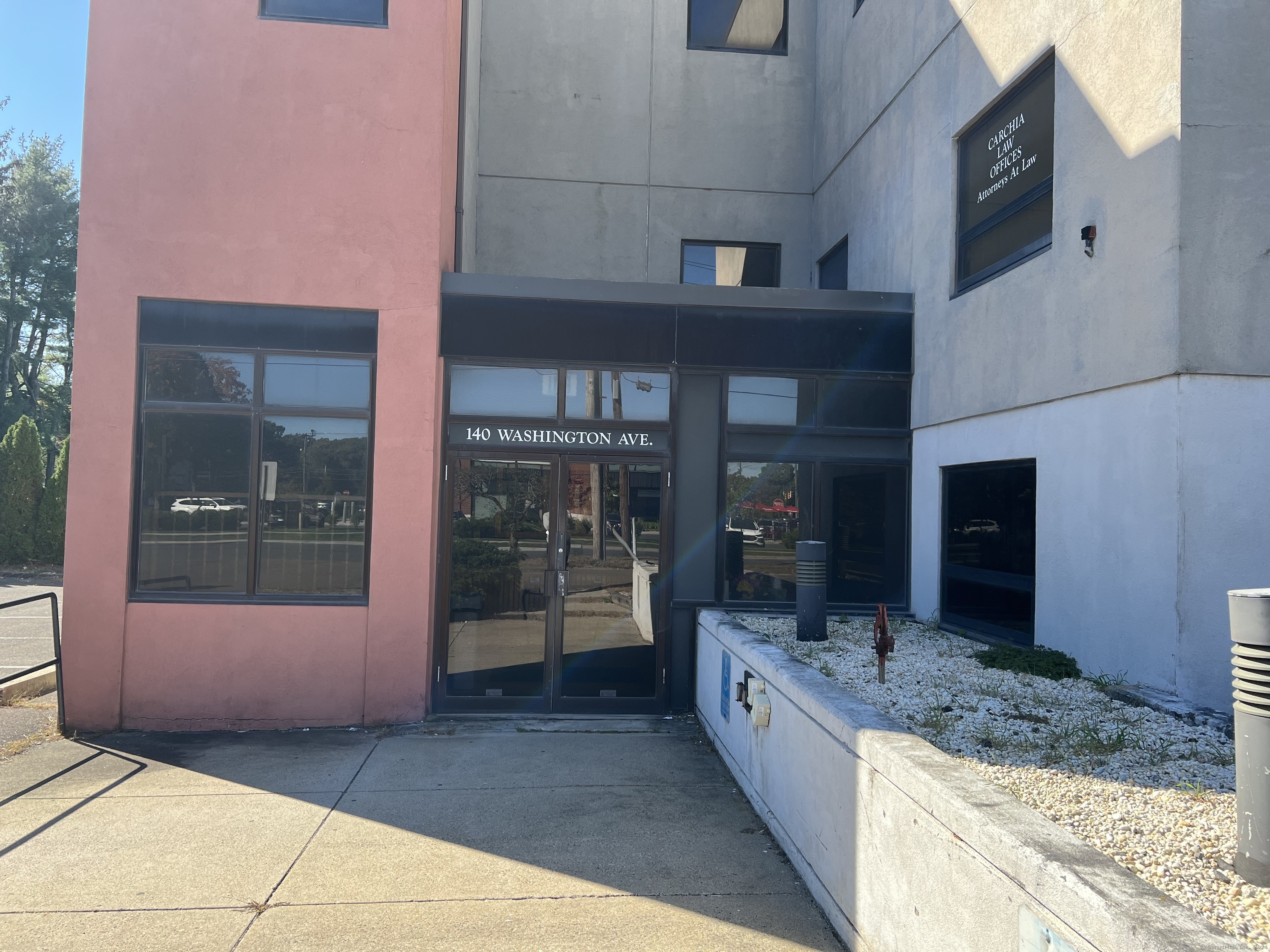 Affordable, subdividable space available. 1000 sq. ft. Heat included! Private lower level unit in secure, handi-cap accessible, elevator building. Street signage available, common foyer, directory board, public restrooms, dumpster for office trash, and plenty of parking. Located directly on Washington Ave., close to hi-way, rt 5, banks, post office, stores eateries and more. Application, credit and back ground check, references, security and lease required.