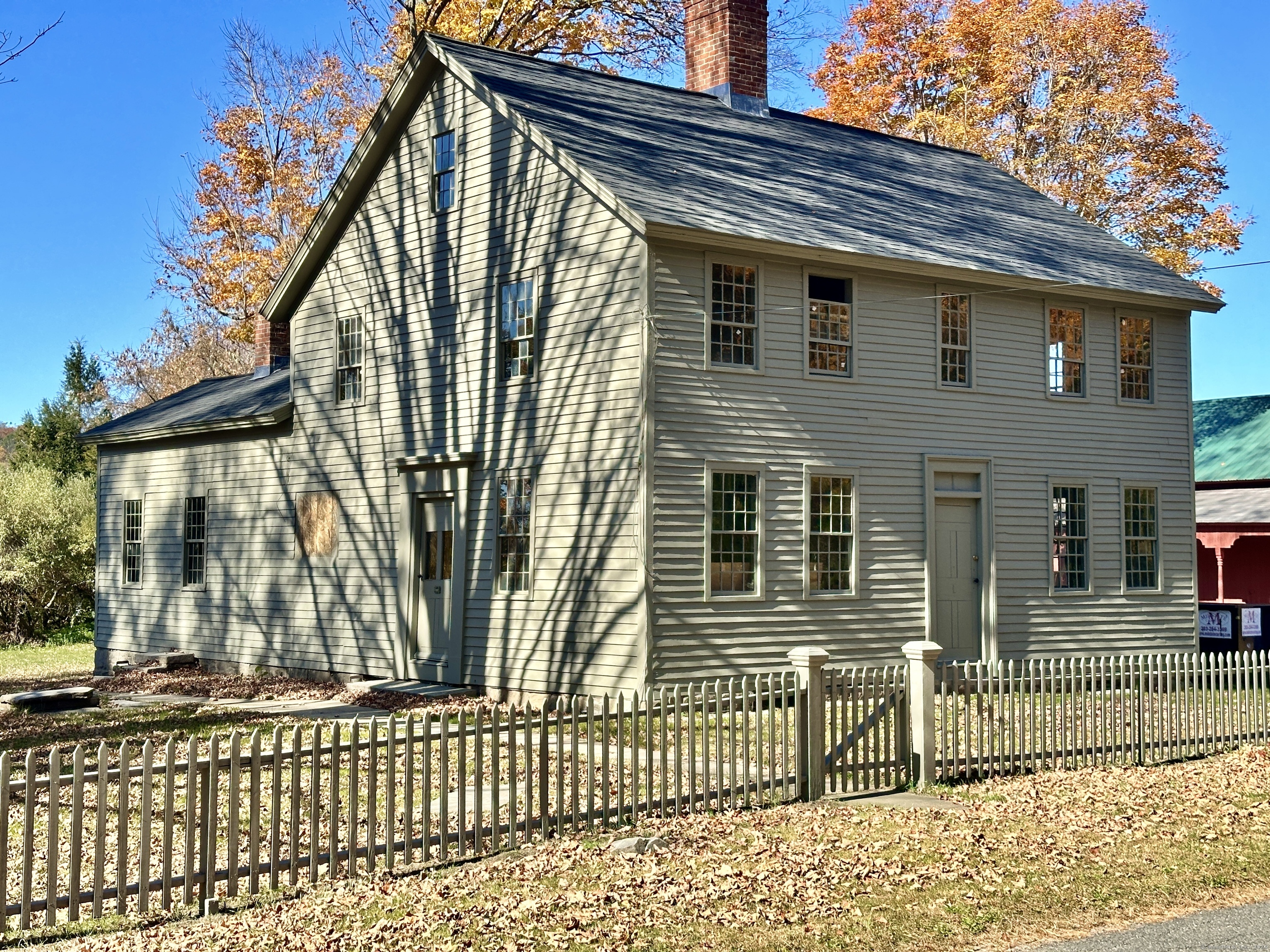 Discover the charm of this beautifully soon to be restored antique home in the heart of Woodbury! Nestled on the serene Middle Quarter Road, this soon to be renovated vintage gem is just a 2-minute stroll from coffee shops, top-notch restaurants, and the historic Main Street. The home will be meticulously updated from the ground up, featuring wide board antique flooring, a stunning great room with a cathedral ceiling and fireplace, and formal living and dining rooms, each with its own fireplace. Upstairs, the primary suite boasts a vaulted ceiling with exposed beams, accompanied by two additional bedrooms and a walk-up attic. The exterior is equally impressive, offering room an in-ground gunite pool, two post-and-beam barns, and a beautifully landscaped level lot. The Middle Quarter zoning adds extra versatility, allowing you to run a business from home and even expand the living space into the barns. This is truly one of the best locations in Woodbury!