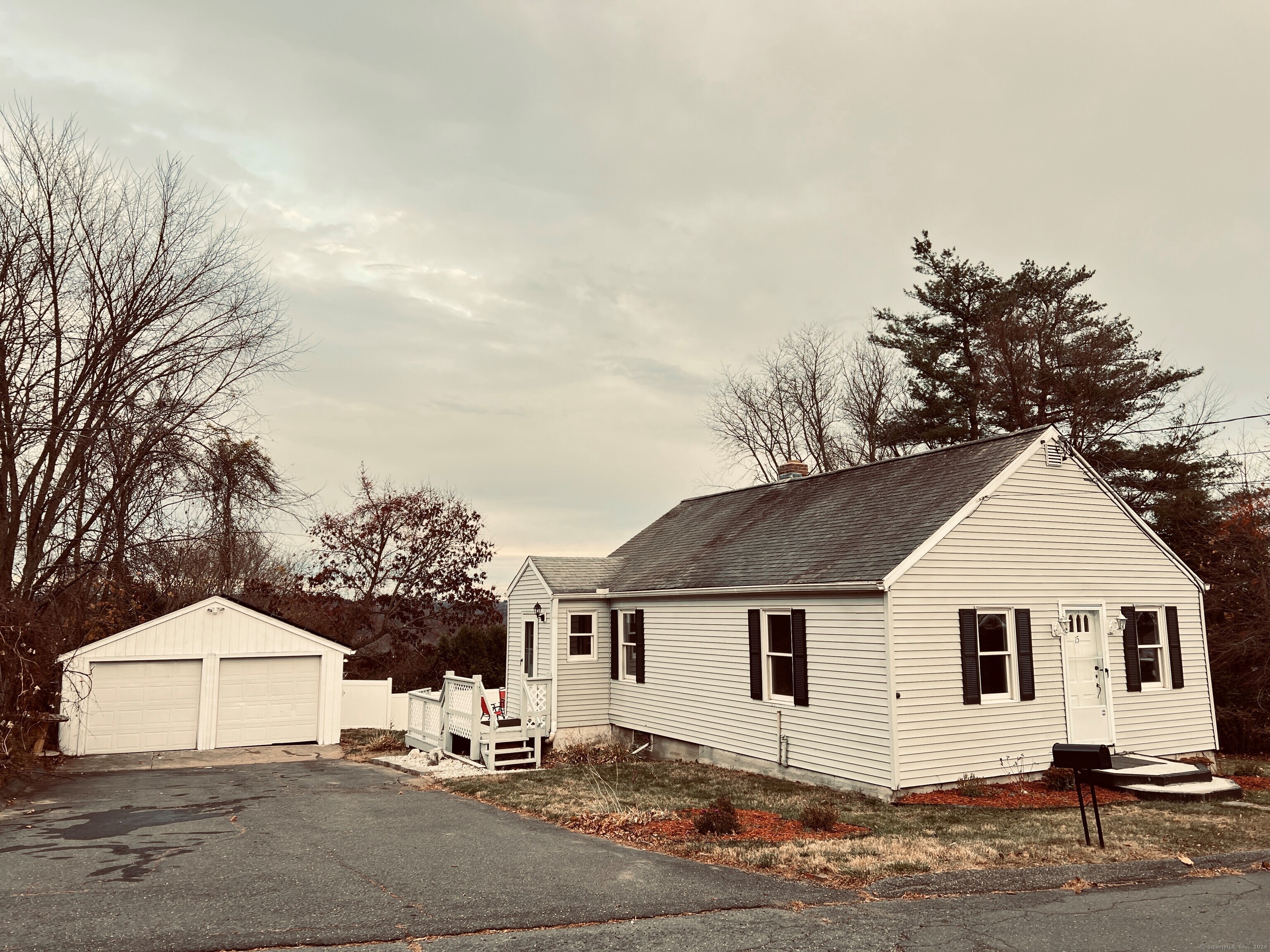 Only $237, 500. Nothing else on market at this price. Once upon a time - it looks like this was a 2 bedroom home. This small home is on a huge lot, possibly giving the ability to add on and make this a larger home. Diligence is needed. This home has a wonderful view and is at the end of a cul-de-sac. The 200V line separate for the garage allowing Car Enthusiasts a great reason to come see this home. This home is a 1 BR, Large LR, Eat-in kitchen with a pull down ladder & Plywood flooring in the attic. Washer/Dryer are in basement with a raised floor room separate for storage. The Oversized 2 car garage & storage are detached with a double wide driveway. Phenomenal Starter Home. New roof on garage, 5 year old furnace.