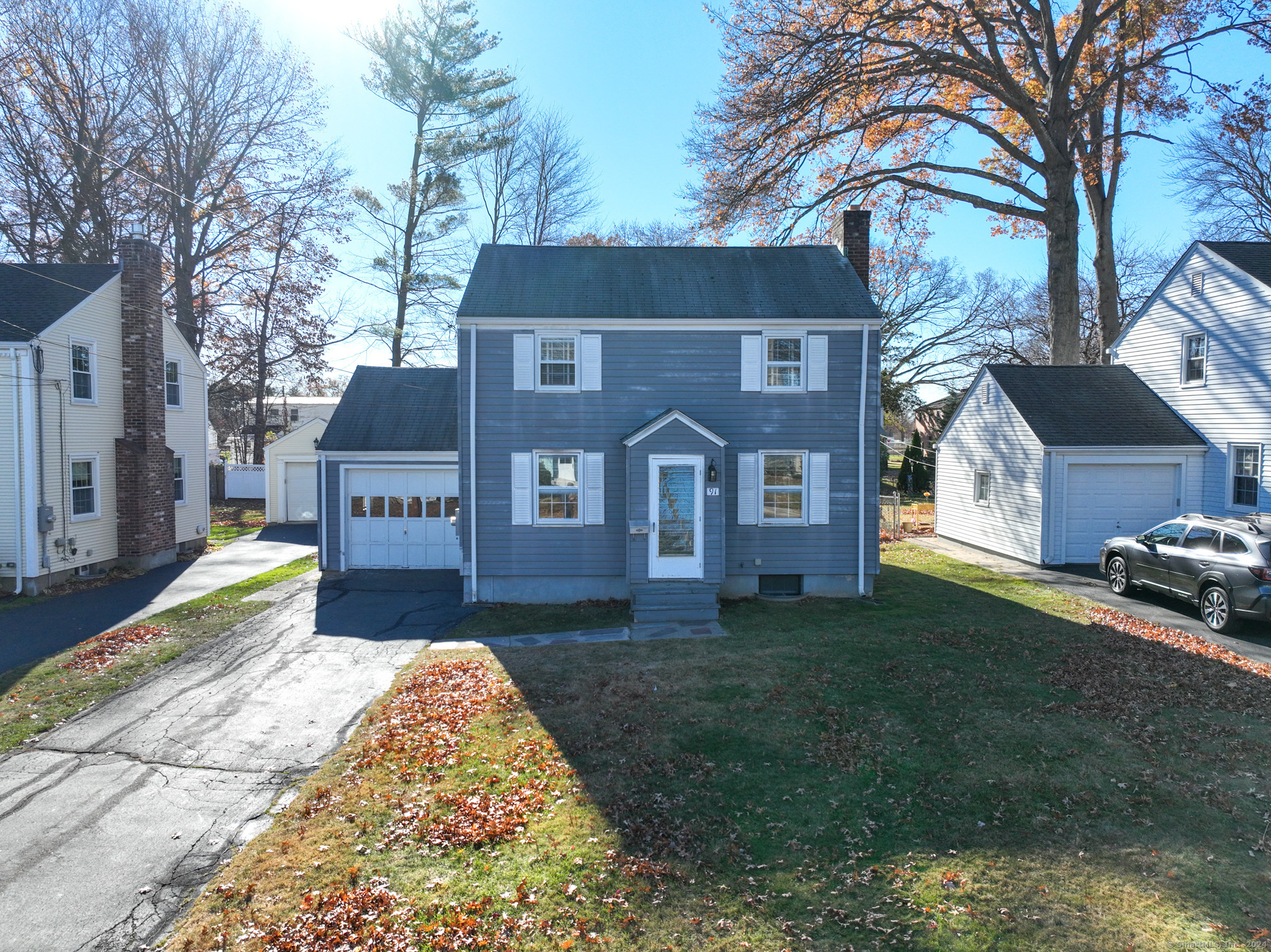 Welcome to this inviting 1,100 sqft home, offering comfort and versatility in a fantastic neighborhood. This 2 bedroom, 1 full bath home is a perfect size with spacious lawn, attached garage, refinished hardwood floors, freshly painted bedrooms, unfinished basement and expansion opportunities. The home features a cozy study, ideal for working from home or relaxing with a good book, a formal dining room off of the kitchen and a family room with fireplace that provides plenty of room to unwind. Step outside to enjoy the privacy of a fenced-in backyard, perfect for pets, gardening, or outdoor activities with its level ground. Located in a friendly, sought-after town and neighborhood with excellent amenities, this home provides a great blend of convenience and charm. Don't miss your chance to make this lovely property your own!