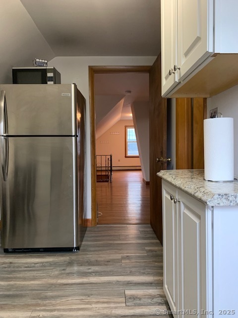 Welcome to 20 Rowan Street #3 in East Norwalk. HEAT/HOT WATER INCLUDED IN PRICE!!! Conveniently located just minutes from I95 (Exit 16), East Norwalk Train Station, Calf Pasture Beach, SONO & all that East Ave/East Norwalk has to offer! This third FL unit has an open concept & includes 1 spacious bedroom, 1 full bathroom, living room & kitchen. Washer/Dryer in basement to be used 2-3 days/week & 1 assigned parking space in driveway for tenants comfort. Tenants ONLY pay rent amount + TTD Electric. Tenants MUST have good credit, proof of income & references. NO Pets/NO Smoking. AVAILABLE 2/1