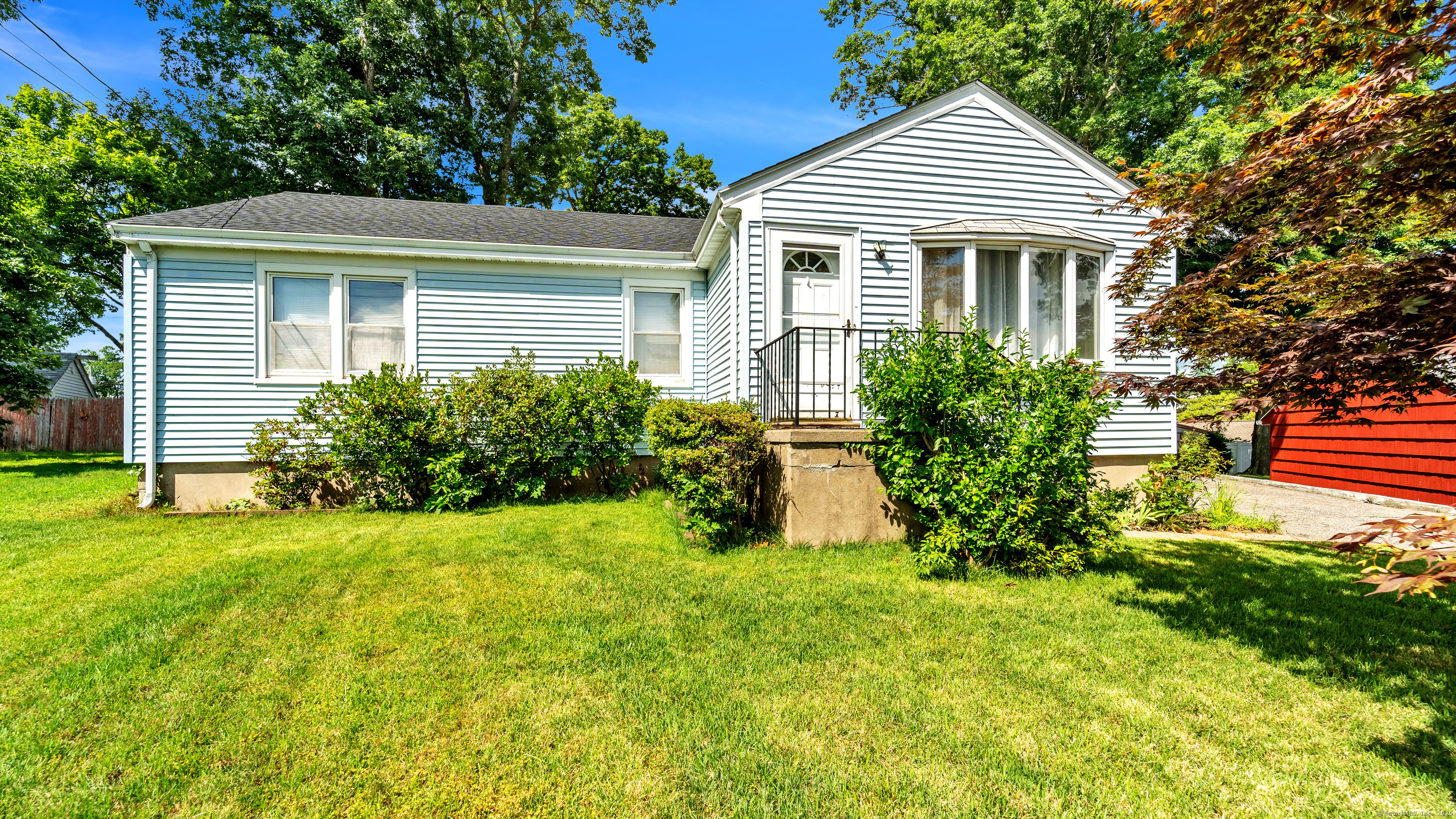 Located on a quiet cul-de-sac a half-mile from Sacred Heart University, this charming ranch style home has been freshly updated for its new tenants. The primary bedroom has a brand new en-suite bathroom and there are 3 additional bedrooms and a full hall bathroom. The living room is open to the kitchen and there is additional living space (can be converted to a 5th bedroom within 2 weeks time, if needed), full bath and laundry room in the lower level. There are also hardwoord floors throughout. A beautiful home in a prime location! Rent includes heat and water. No smoking, no pets