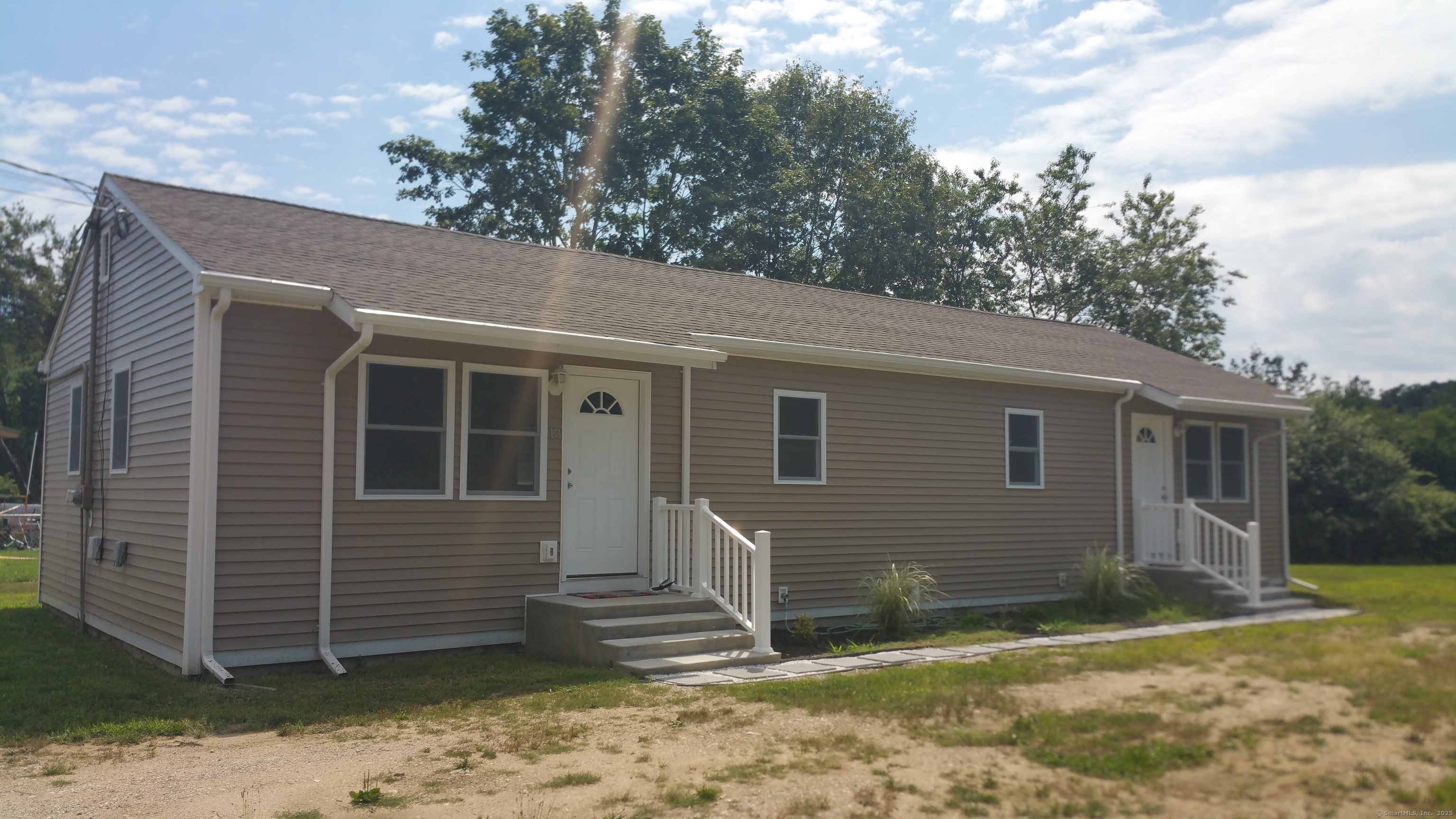 2 bedrooms, 1 full bath duplex with washer/dryer hookups. Cul-de-sac with large yard and shed. Home backs up to 66 acres of Town of Groton land. Close to buses, shopping, highway, EB, Pfizer, Raheem Carter Park a block away and close to Bluff Point with walking trails and beach. City water and sewer included in rent. First months rent and one month security to move in. No boats or other vehicles other than tenants registered vehicles are allowed on premises. Trash pickup is $30/month. NO PETS allowed