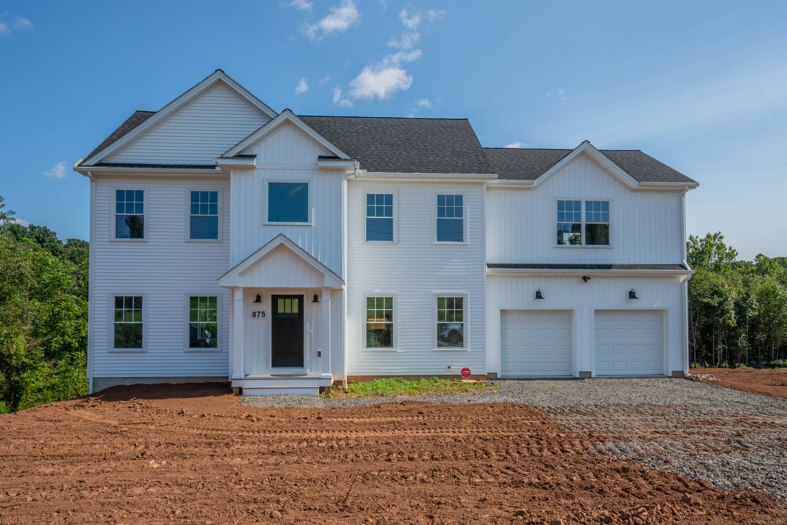 To be built. A stunning country colonial home, located on a partially treed 0.79 acre lot (almost an acre) in Kensington, in a quiet area with pastoral farm views backing up to Town Conservation land that can't be built on. Spacious 2, 550 sq. ft, four large bedrooms, 2.5 bathrooms, walk out basement with 9' ceiling, windows with option to finish, rear deck. Open floor plan, first floor 9' ceilings. Kitchen featuring; custom cabinets, quartz counter tops, full Samsung SS appliance package, chimney hood, in island microwave. Formal dining room with extensive trim/molding. Front to back family room with gas fireplace and granite surround. Hardwood flooring throughout the first and second floors. Second floor features four large bedrooms, with large master suite featuring; WIC, linen closet and second clothes closet. Second floor laundry room. Quality trim throughout; crown molding, wainscot paneling, chair rail, etc. Energy efficient. Option to finish additional sq. ft in walk out basement. Lot across the street from a farm, backs up to Town conservation land (can't be built on), room for recreation, swimming pool, etc. Quiet country street, quiet area. Close to Timberlin Golf Course, Ragged Mtn Preserve, Chamberlain Hwy, Rt. 9, 72, 691 and 5, shopping, restaurants, train station, and more! Note, these floor plans and photos are from builders other completed homes; additional plans & finishes available for your custom