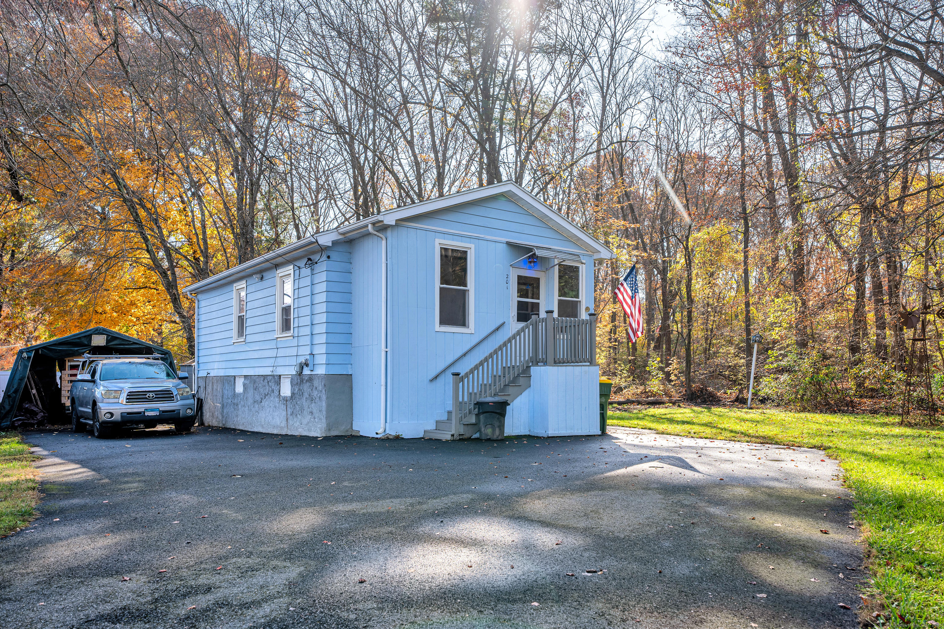 Check out this AFFORDABLE one-level cozy ranch! Great condo alternative for those who don't want large maintenance & energy bills, but still want a nice lot with yard space. This property has a nice open flow through the enclosed porch, into the open living room, eat-in area and the kitchen. Off of this space are the home's two bedrooms, plus the full bath. Chore time will be a breeze here, giving you back time to enjoy other things. That might include hosting outdoor parties here with plenty of parking and using the yard. Even with a smaller footprint, you'll enjoy the functionality in the basement for storage space. Don't wait around on this one, check it out today!