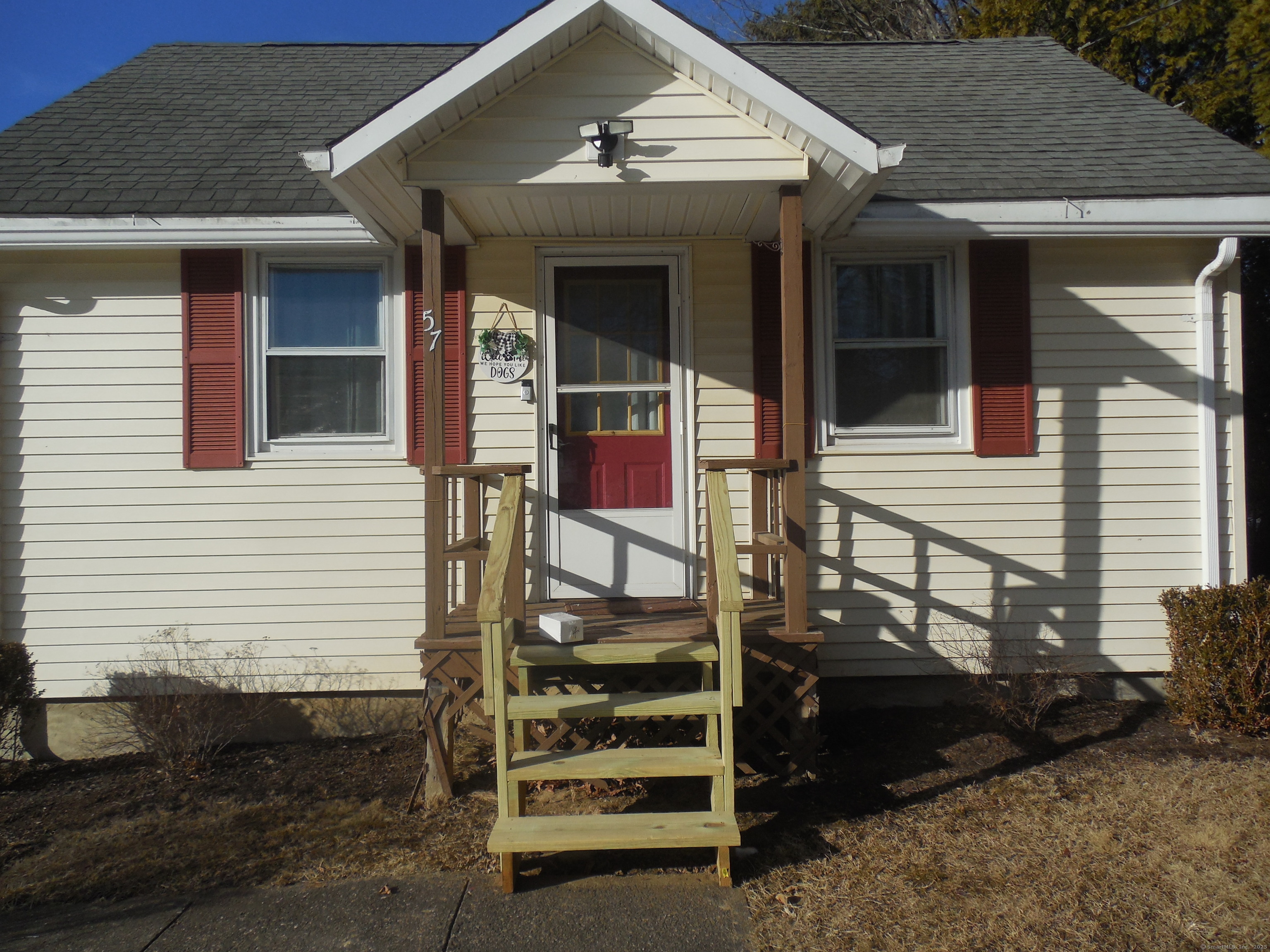 Adorable 2-bedroom 1 bath ranch style home in East Windsor. Hardwood floors recently refinished in living areas and bedrooms. Economical propane heating, newer windows. Washer and dryer combo there for your convenience. Your own space and yard! Fenced in yard and plenty of parking.