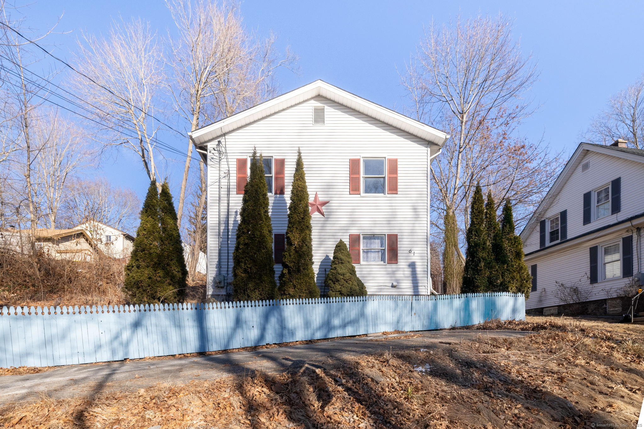 Welcome to 61 Hillhouse Road located in the East End of Waterbury. Enjoy this thoughtfully updated 3 bedroom, 2 full bath home. The large open kitchen is equipped with granite countertops, stainless steal appliances and plenty of cabinet space. Kitchen is open to the living room and dining area. Sliders off of the dining area lead to private backyard. Large primary bedroom with terrific natural light. Smart thermostats in all rooms. Quiet and peaceful neighborhood located in close proximity to 84, shopping and restaurants. Come take a look!