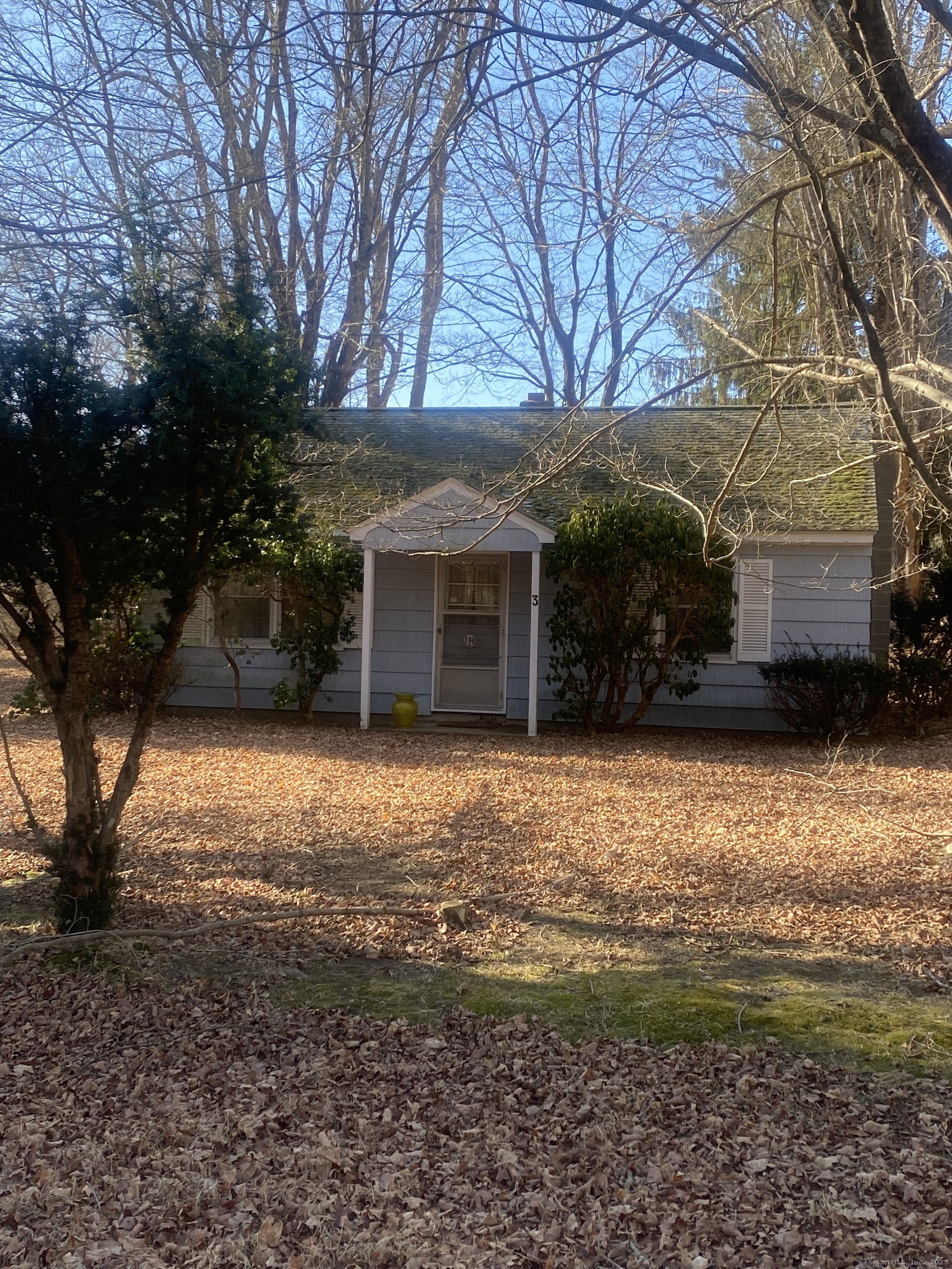 This 832 sq ft ranch is a rare opportunity for those looking to invest in a property with tremendous potential in the desirable town of Old Lyme. Situated on a peaceful LARGE 1.01-acre lot, this home features 2 bedrooms and provides the perfect canvas for a creative renovation or rebuild. While it's in need of substantial work, the possibilities are endless for those ready to put in the effort and make it their own. The property is being sold as-is, where-is, with no repairs or concessions from the seller. The real value lies in its prime location offering easy access to all that Old Lyme has to offer. Whether you're looking to restore this home to its former glory or start fresh, this is a fantastic opportunity to create your dream property in a highly desirable town. With its spacious lot and great location, this home is an ideal project for those looking to build equity and enjoy the charm and convenience of Old Lyme. Don't miss your chance to own a piece of this beautiful community. Exterior viewing only, interior of property is not accessible at this time. Interior viewings expected to begin in a week of so after some contents are removed. Some contents may remain. More pics to follow.