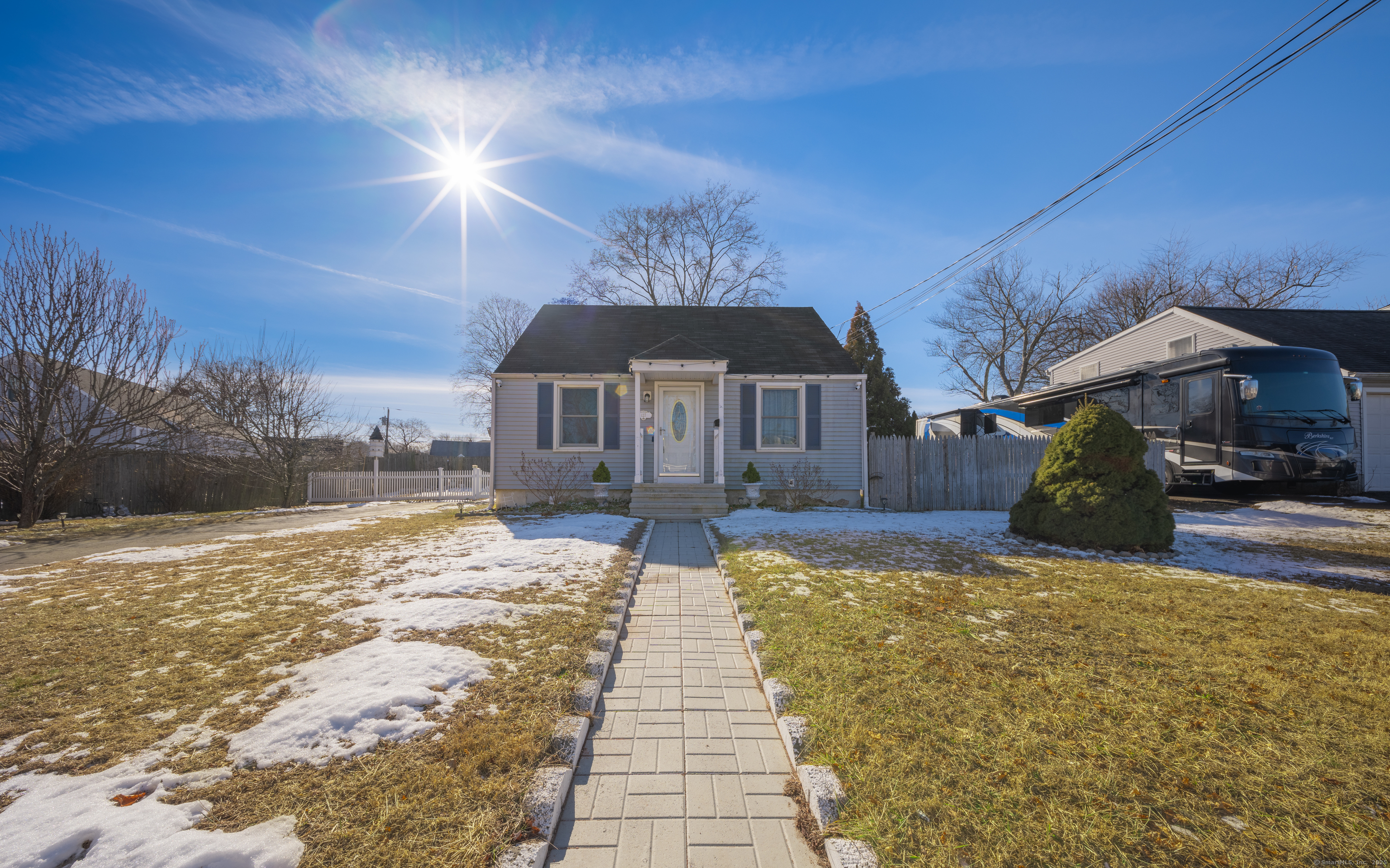 This charming single-family home features two bedrooms and one bathroom, offering a cozy yet functional living space. The main floor boasts a well-lit living room, a modern kitchen with ample cabinet space, and two comfortable bedrooms with generous closet space and a full bathroom. A standout feature of this home is the finished basement, providing additional living space perfect for a family room, home office, or entertainment area. The basement also includes a dedicated laundry area and extra storage space.Outside, the property offers a beautiful outdoor kitchen where you can enjoy pleasant moments with the whole family, ideal for outdoor gatherings, gardening, or relaxation. With its inviting design and practical layout, this home is perfect for first-time buyers, No flood insurance.! Home is being sold AS IS.