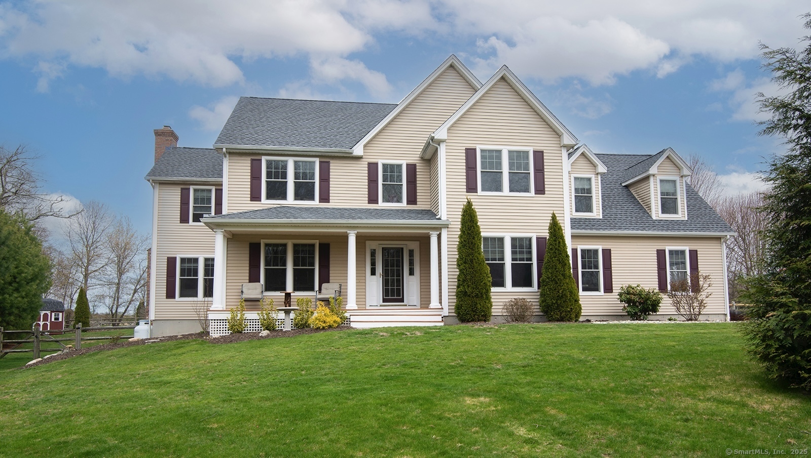 Beautiful and well-maintained Colonial sits on an acre of land in Stonington! With almost 3000 square feet, this spacious 4 bedroom, 2.5 bathroom home is the perfect combination of elegance and comfort. The cozy living room with gas fireplace opens into the bright kitchen area with oversized 2-level island. All 4 bedrooms are on the second level including the primary en-suite with newly renovated bathroom. Bonus room over garage can be used as a 4th bedroom or is great living space to suit your needs. Situated halfway between downtown Mystic and downtown Westerly! Sale contingent upon Sellers finding suitable housing.