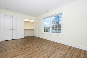 Both bedrooms upstairs have their own bathroom. All closets are large and well-lit.