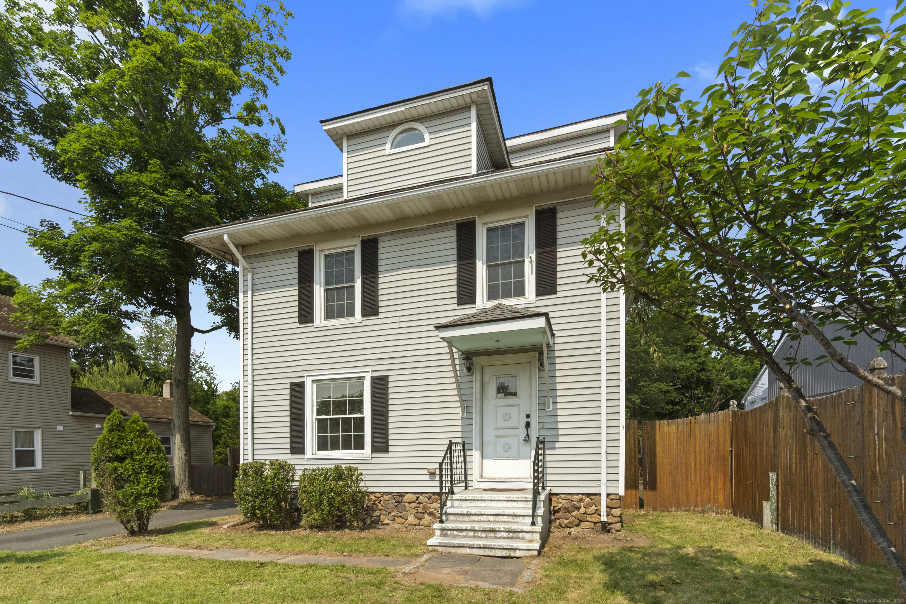 Great opportunity to own this updated 3 bedroom Colonial style home located in the heart of Yalesville! This home was completely updated in 2014 including remodeled kitchen w/new cabinets, granite counters & stainless steel appliances, remodeled bathrooms, walkup third floor/loft finished with 3rd bedroom, replacement windows, new natural gas furnace, new hot water heater, updated 200 amp electrical service and more. The furnace is ready for central A/C to be installed. The rear entrance/enclosed porch and deck has been completely rebuilt. Do not wait to schedule your showing!