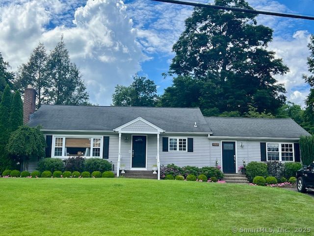 This remodeled ranch offers a ton of living space with an open floor plan. The kitchen features newer stainless steal appliances, quartz countertops and cherry cabinets. The family room off the kitchen is quite large and is great space for entertaining. The living room has wood burning fireplace and what could be an office or sunroom, a nice quiet spot to unwind. The partially finished basement offers additional living space and storage too! The yard is flat and fully fenced with two wood decks. The condensing unit for the central air is only 2 years old; the septic tank was replaced about 8 years ago and the home is wired for a generator too. This is a must see! Located in the Plantsville section of Southington nearby schools, Mount Southington and more. PROFESSIONAL PHOTO'S COMING SOON.
