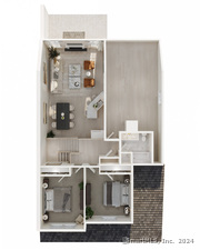 Second Floor Layout / Option to Finish Bonus Space