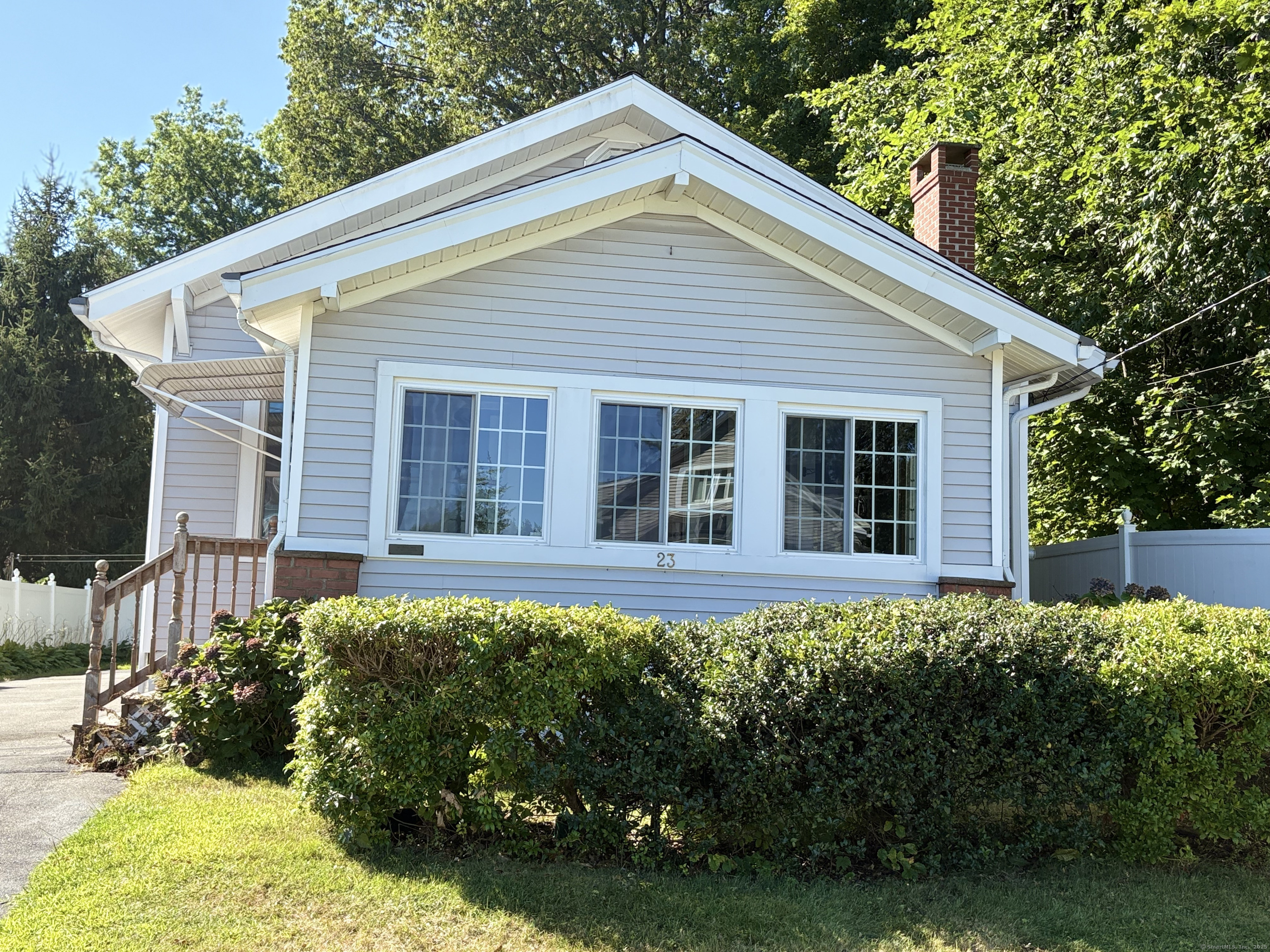 This charming 3-Bedroom bungalow in New Britain nestled in the highly sought-after Belvedere section is ready to be your next home. This well-maintained property offers comfort and convenience with central air conditioning, electric generator to keep you powered year-round, a gas log fireplace for cozy evenings, open floor plan that leads into the dining and living room area, perfect for entertaining. Beautiful hardwood floors run throughout. Upstairs you'll find nicely sized primary bedroom with wall-to-wall carpet. The basement offers plenty of storage space, while outside you'll enjoy a cozy backyard and a welcoming covered front porch-perfect for greeting neighbors and guests. Enjoy the ease of off-street parking.  A great opportunity to own a well-equipped, move-in ready home in a friendly neighborhood- schedule your showing today!