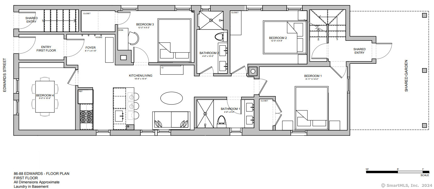 86 Edwards, New Haven, 06511, 4 Bedrooms Bedrooms, 0 ,2 BathroomsBathrooms,Residential Rental,For Sale,Edwards,0,24136595