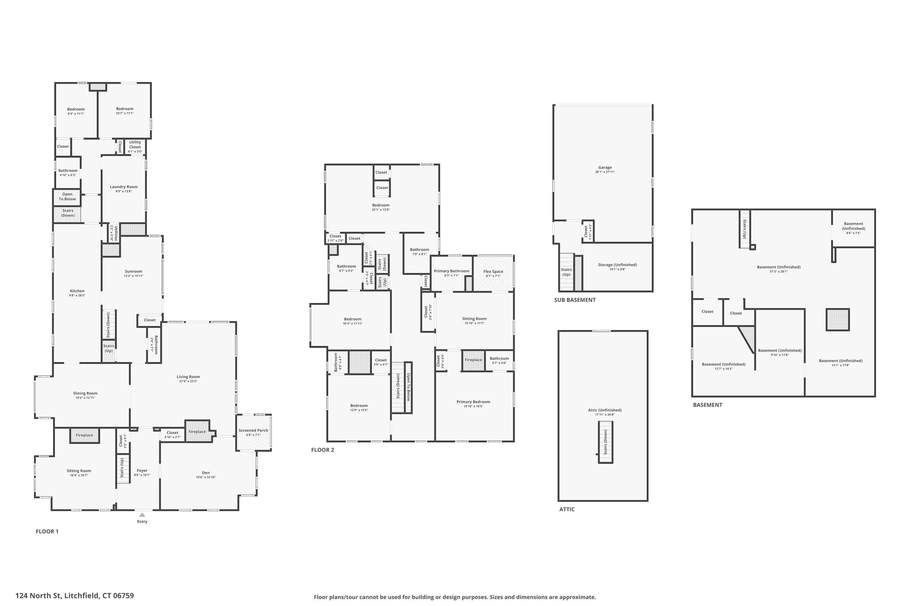 124 North, Litchfield, 06759, 6 Bedrooms Bedrooms, 0 ,5 BathroomsBathrooms,Single Family For Sale,For Sale,North,0,24140724