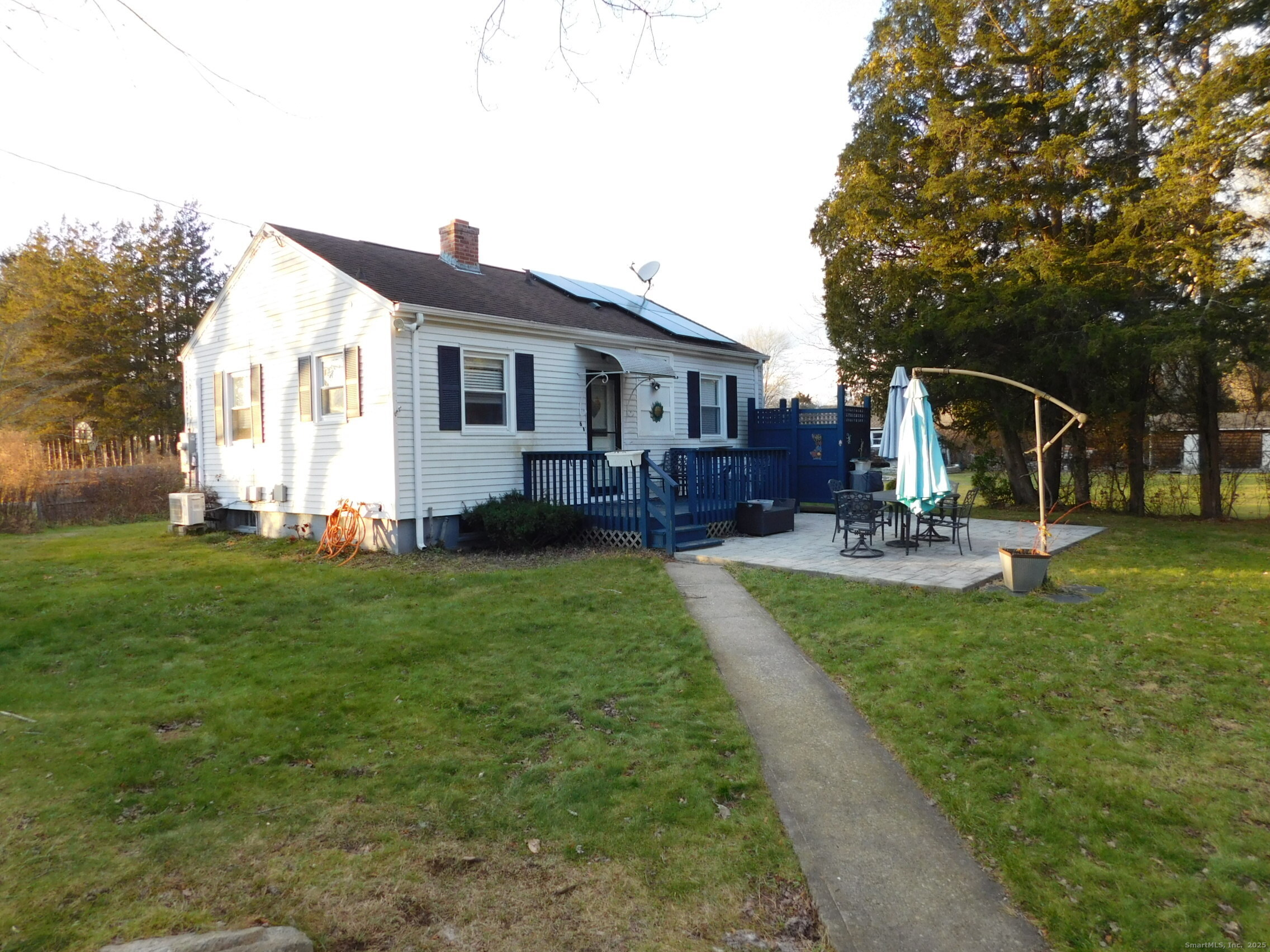 Welcome to Pleasure Beach Neighborhood ! Take a look at this perfect condo alternative, or weekender ! Walk to Assoc. Beach, OR Public beach. Boat launch here too ! Also, Great Neck Golf Course is just a mile from here. What a getaway this is. Amtrak and Shoreliner train service in New London is just 5 miles from this HOME. Set back yard across your own foot bridge is just enough yard to enjoy. Outdoor shower with HOT & Cold water for the post beach rinse off.  Low-cost solar electric, roof approx. 10 years, boiler 5 years all make for peace of mind ownership. Imagine , a no drive train ride to your own retreat along the Connecticut coastline !