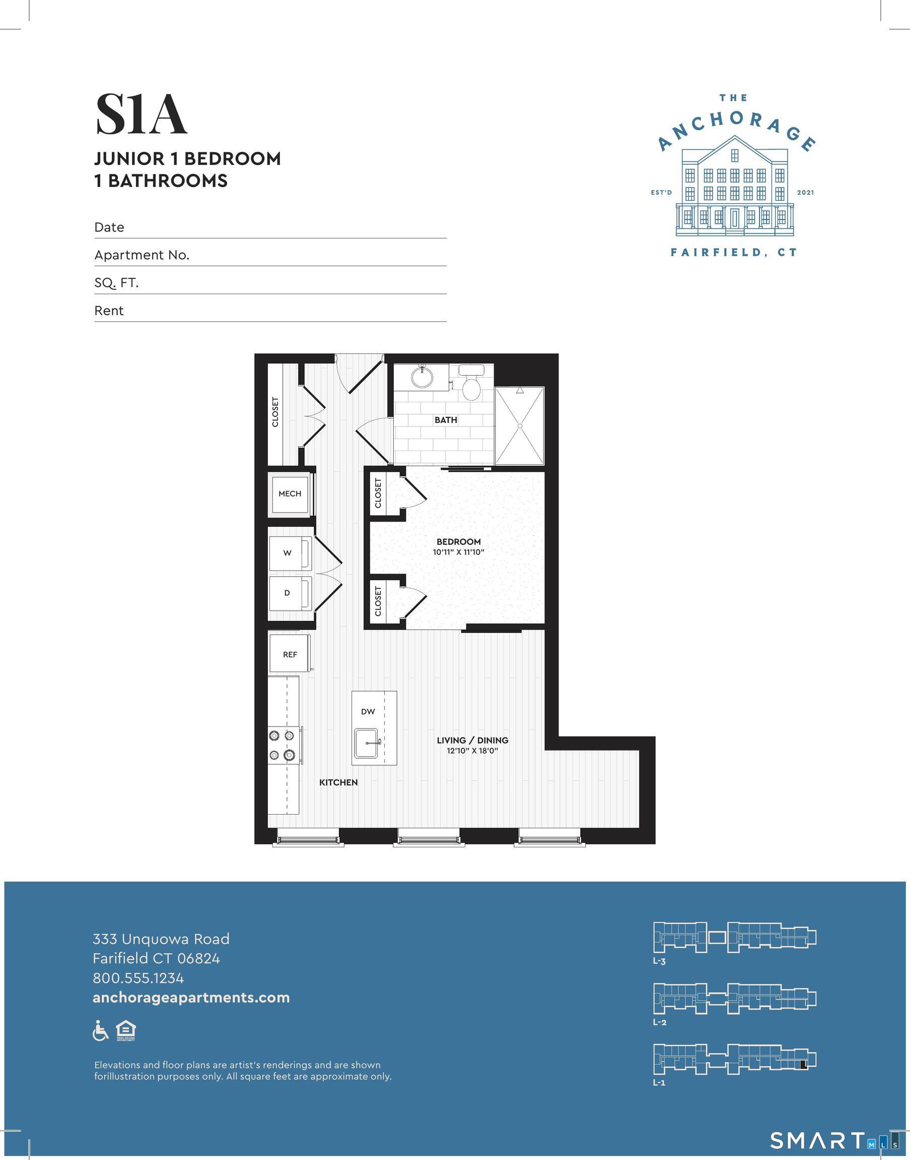333 Unquowa, Fairfield, 06824, 1 Bedroom Bedrooms, 0 ,1 BathroomBathrooms,Residential Rental,For Sale,Unquowa,0,24152375