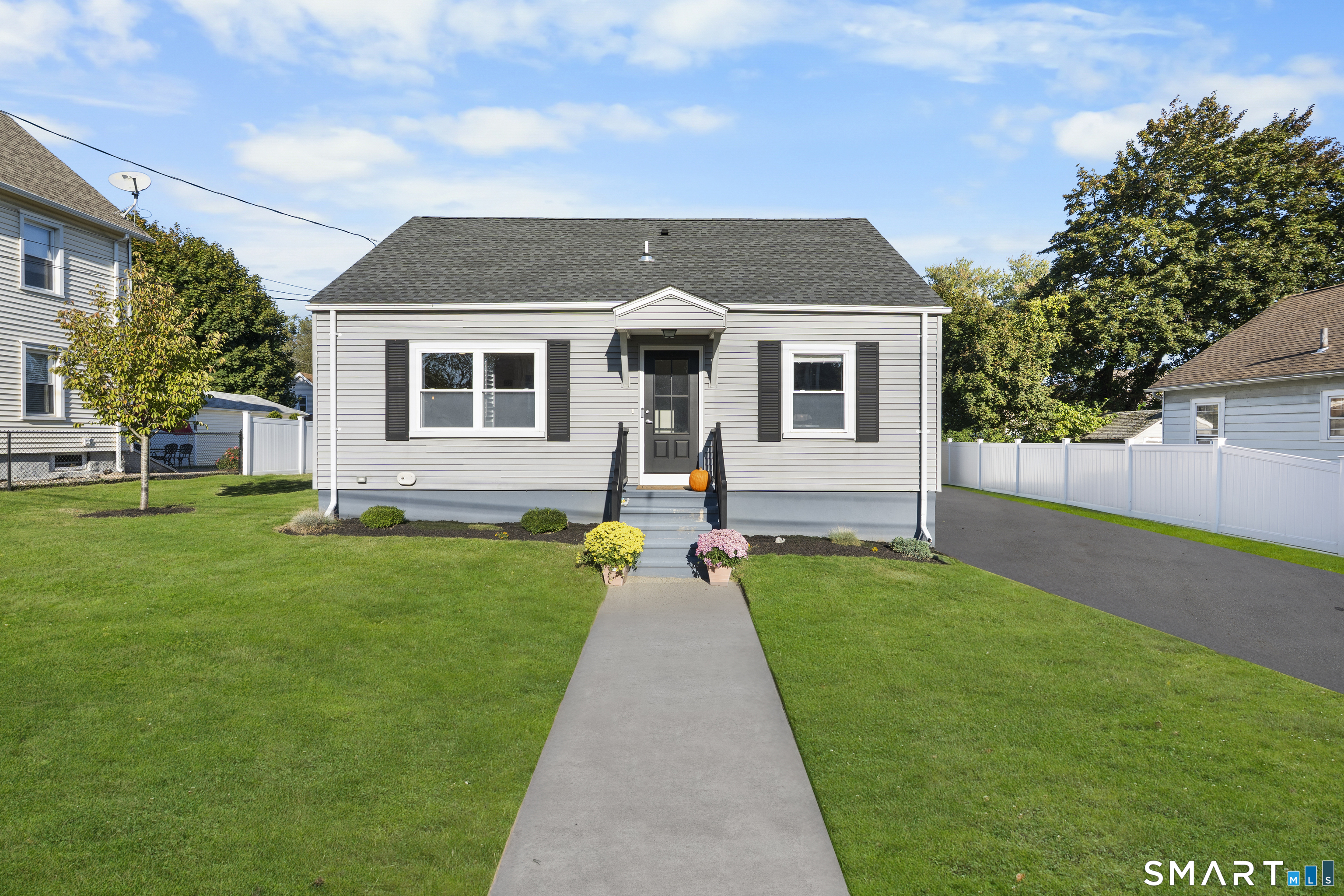 Welcome to 75 Berwyn Street - your dream home awaits! Extensively renovated in 2022, nearly the entire home has been beautifully updated, offering the perfect blend of modern comfort and classic charm. Nestled in a charming Milford neighborhood, this well-maintained residence showcases thoughtful upgrades throughout. Step inside to a warm and inviting space featuring sleek stainless steel appliances, a new roof (2022), updated electrical (2022), a new heating and cooling system (2022), tankless water heater (2022), and a charming new back patio ideal for outdoor entertaining. The main level offers two comfortably sized bedrooms and a full bathroom. Upstairs, you'll find a spacious primary bedroom, a versatile den currently used as a fourth bedroom, and a convenient half bath - providing flexible living options to suit your needs. This home is just minutes from JFK Elementary, West Shore Middle School, Jonathan Law High School, and less than five minutes from Walnut Beach, making it ideal for enjoying both everyday conveniences and coastal living. Don't miss this opportunity to make this beautifully updated home your own! Sale subject to sellers securing suitable housing.