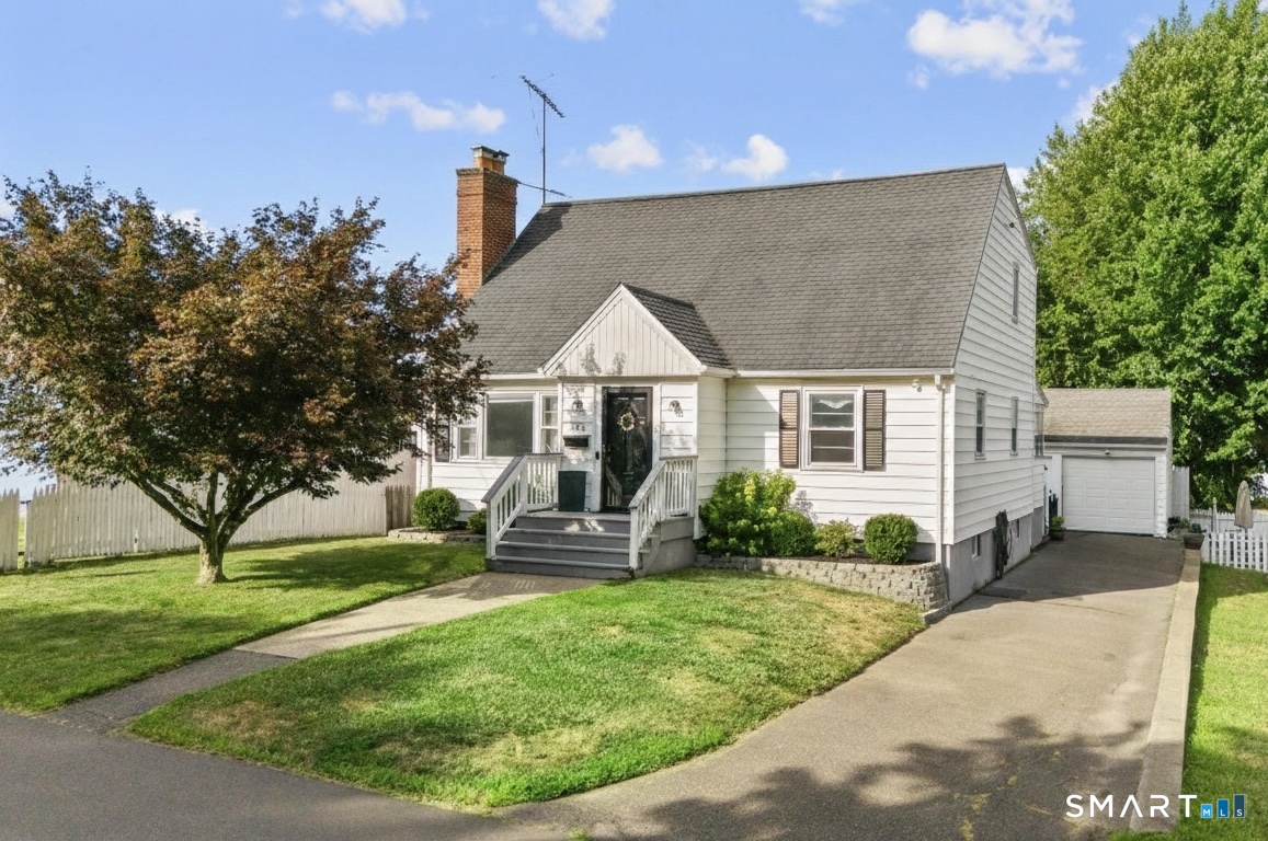 Gorgeous fully dormered Cape, tastefully updated and ideally located in the North End on the Fairfield line. This truly turn-key home features beautifully refinished hardwood floors throughout and an incredible open floor plan with modern, upscale finishes at every turn. The updated kitchen showcases custom details, including granite countertops, stainless steel appliances, and a large center island-perfect for preparing home cooked meals. An expansive dining room flows seamlessly from the kitchen into a welcoming living room highlighted by a stunning stone fireplace. The home offers three generously sized bedrooms, including a convenient first-floor bedroom, along with three fully updated bathrooms-one on each level. Just off the kitchen is a heated sunroom that opens to a new patio and a private backyard, ideal for hosting guests. The fully finished lower level adds approximately 800 square feet of additional living space, complete with a stylish wet bar, large family/recreation room, laundry room, full bathroom, and a flexible room perfect for a home office. Updated mechanicals and a Navien tankless heating and hot water system complete this exceptional home. Nothing to do but move in and enjoy.