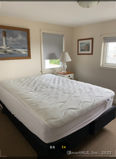 Bedroom #3 with new Queen size bed and marsh views