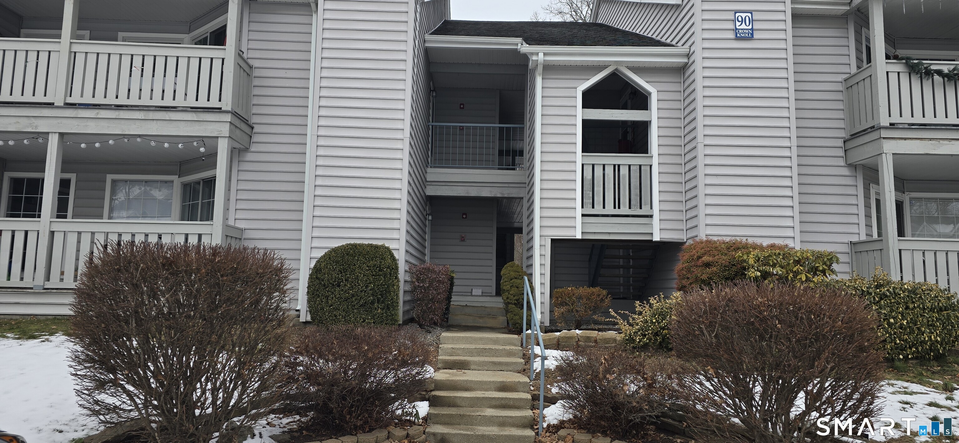 Newly Renovated! Ready to move in! A 2 bedroom, 2 bath condo in the desirable Winding Hollow Complex. Privacy is key in this unit. Trees and a field are the view from the windows and the covered deck. A storage unit is off the deck for all your porch furniture. Everything is new, in this beautifully renovated condo. New flooring and carpeting throughout, new kitchen cabinets, counter tops and new stainless appliances! Bathrooms have been updated as well. Every room has been freshly painted. Design your own closet spaces with the materials that are there waiting for you to design your oversized closet in second bedroom as well as a walk in closet in primary bedroom. A storage room is also off 0f the deck to store your summer furniture. Minutes from major shopping outlets and schools. Complex includes a heated pool, fitness center, clubhouse with sauna and pool table, tennis court and a half size basketball court inside. Come take a look. You will not be dissapointed!