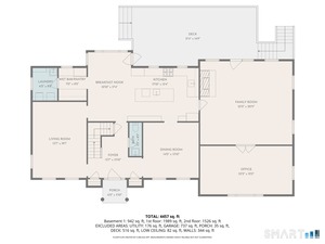 Main level floor plan