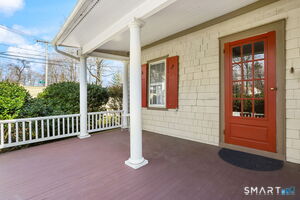 Unit entrance, front porch