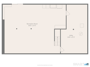 Lower level floor plan