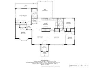 Main level floor plan